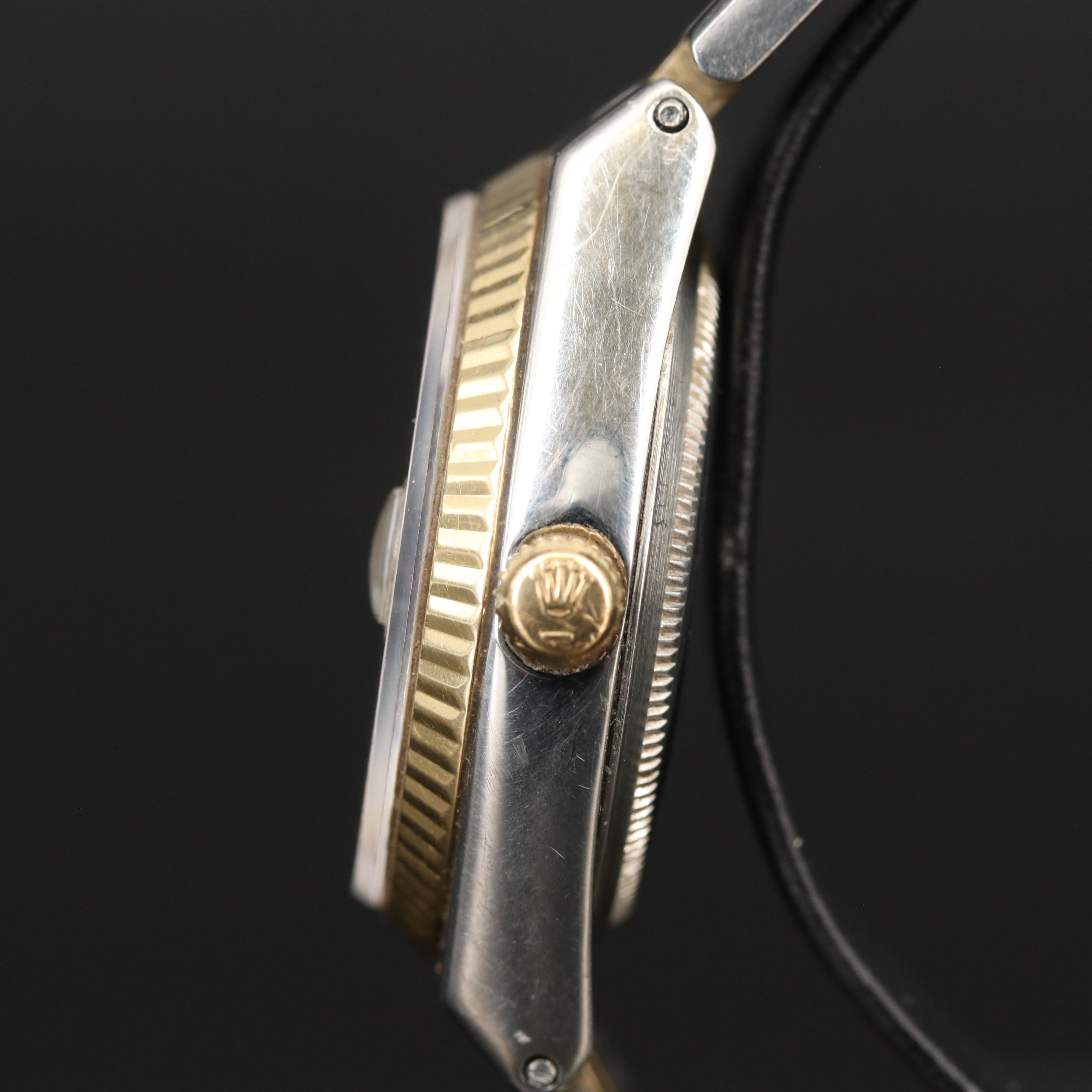 1974 Rolex Oyster Perpetual Datejust 14K and Stainless Steel Watch