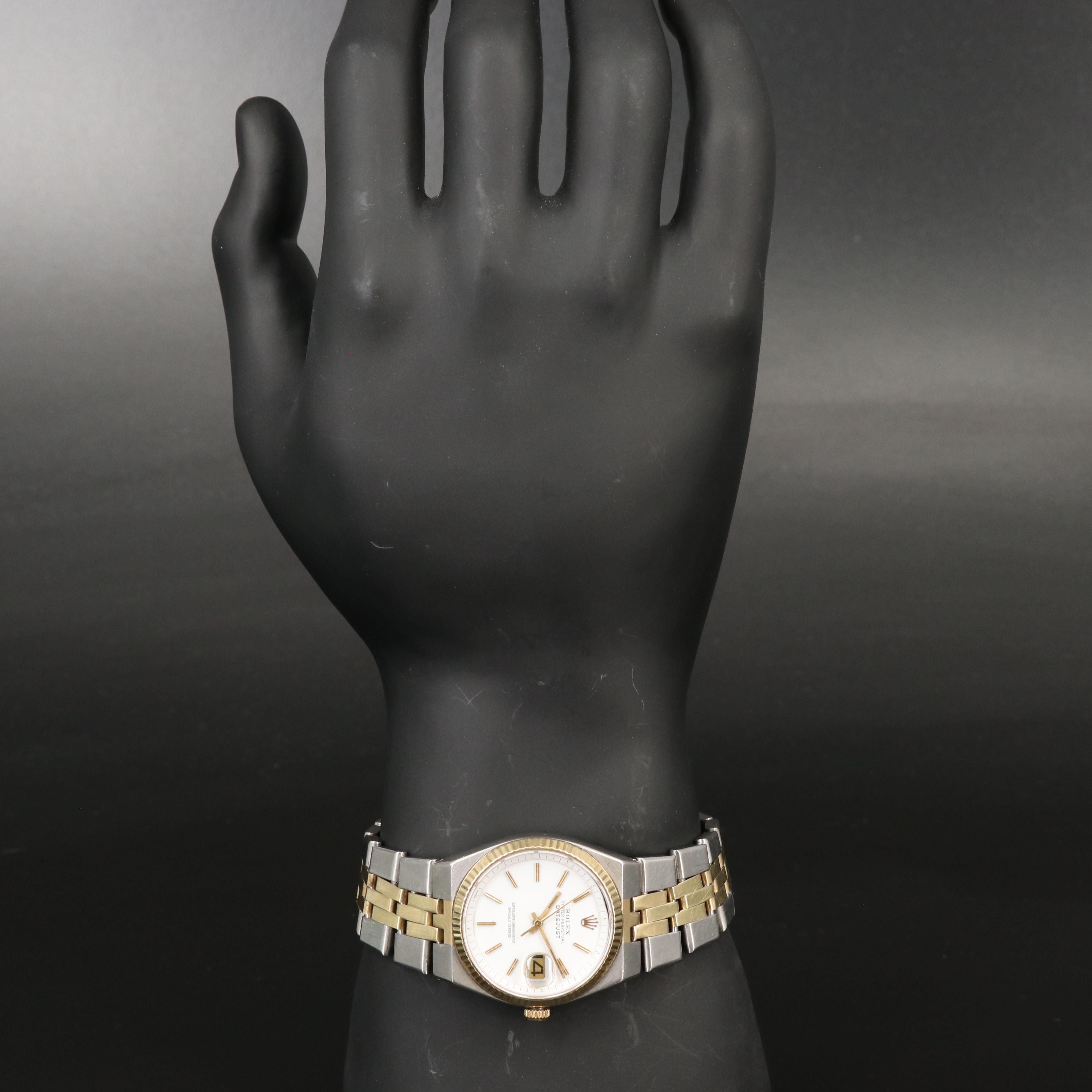 1974 Rolex Oyster Perpetual Datejust 14K and Stainless Steel Watch