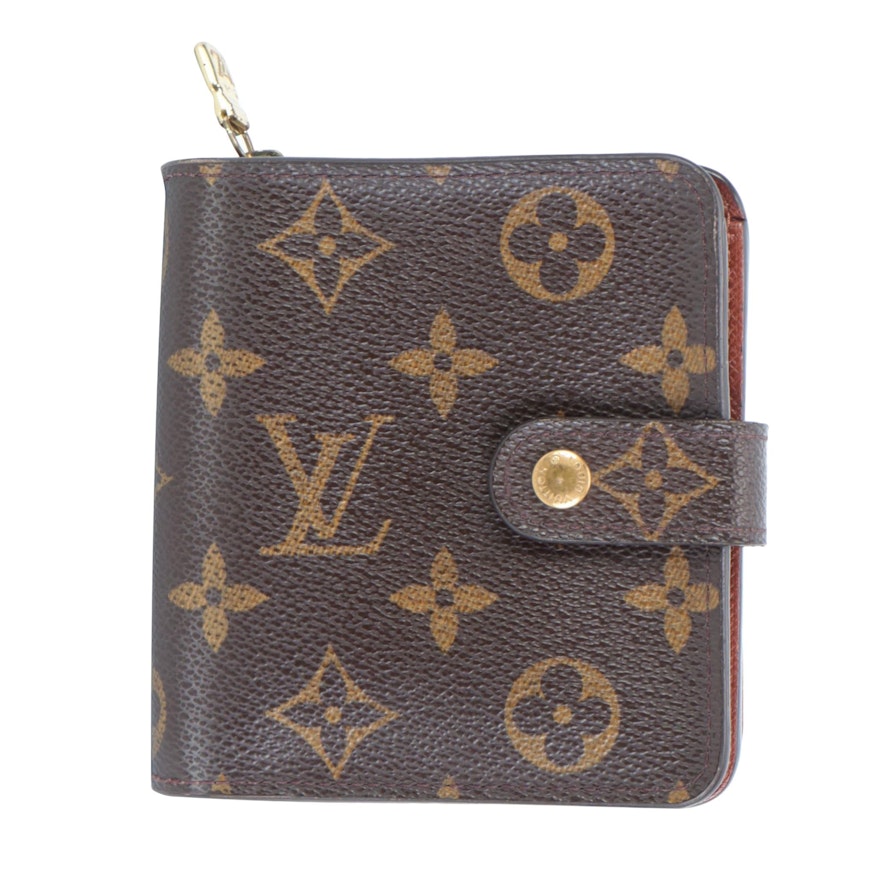 Louis Vuitton Compact Zip Wallet in Monogram Canvas