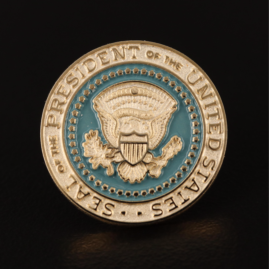Presidential Seal Enamel Lapel Pin
