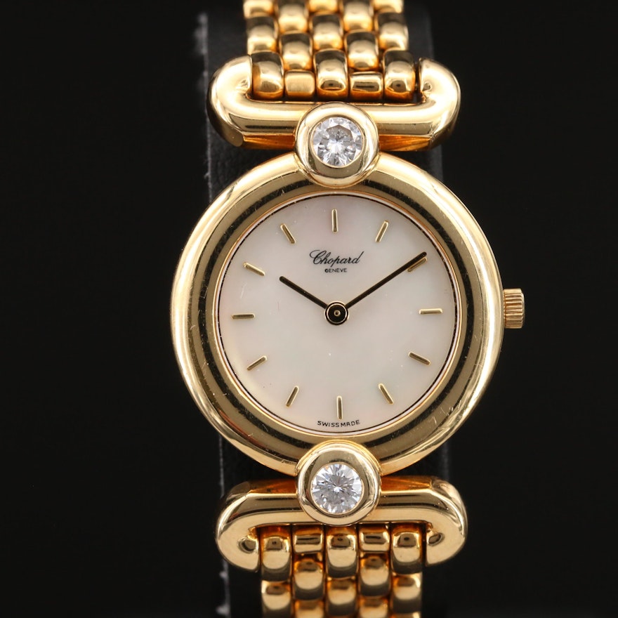 Chopard Imperiale 1.00 CTW Diamond and 18K Gold Quartz Wristwatch