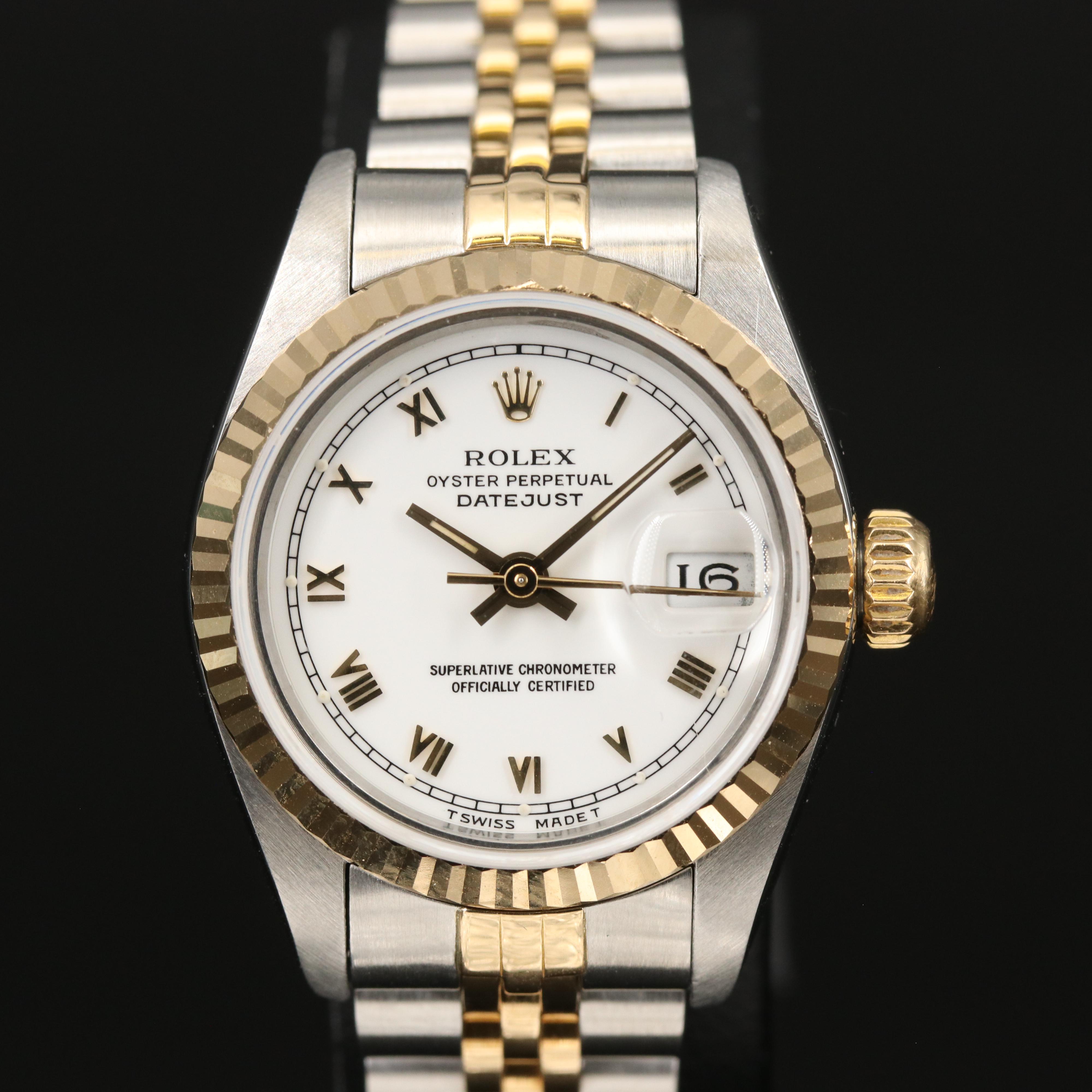 1991 Rolex Datejust - 69173 18K Gold and Stainless Steel Automatic Watch