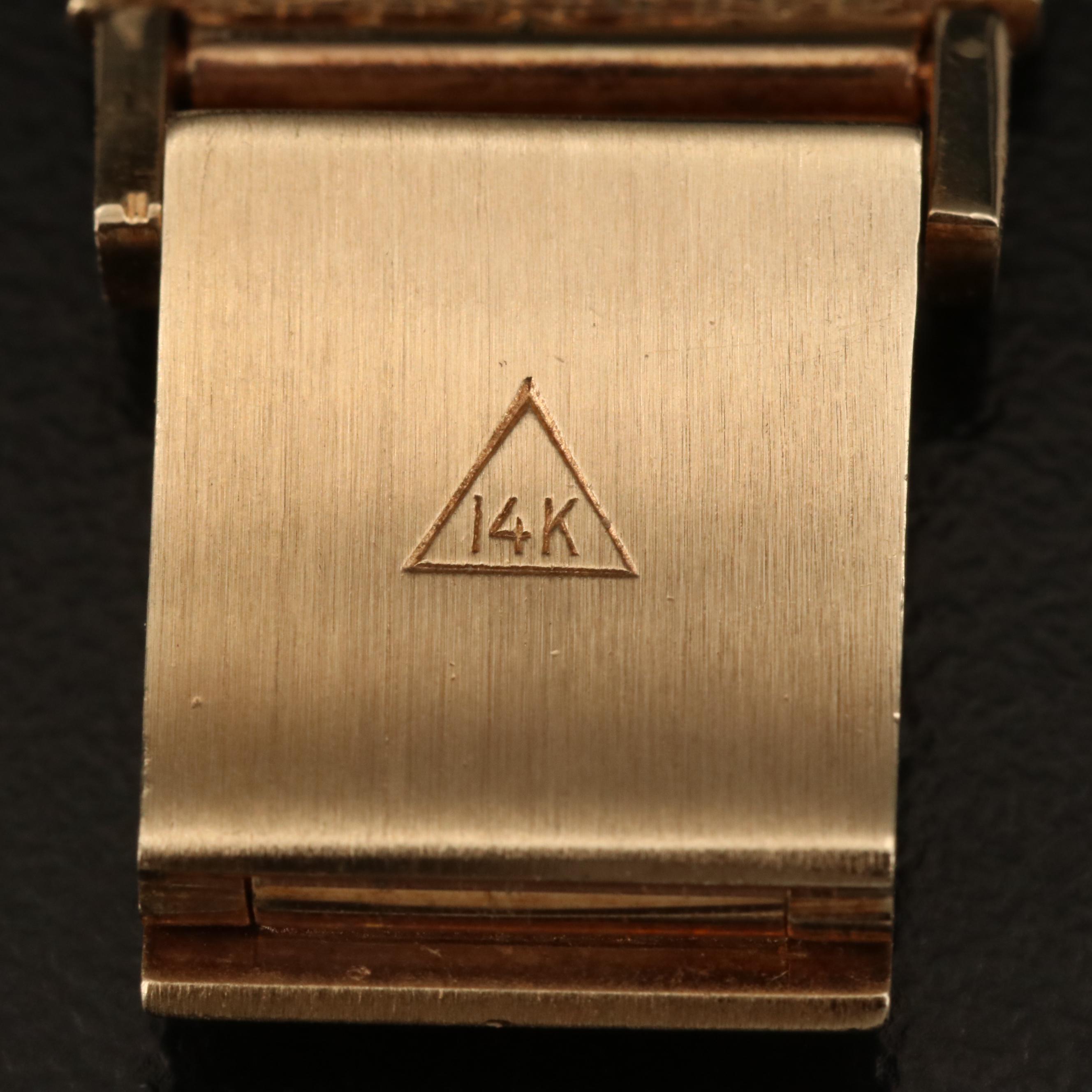 Vintage Rolex Cellini 14K Yellow Gold Stem Wind Watch