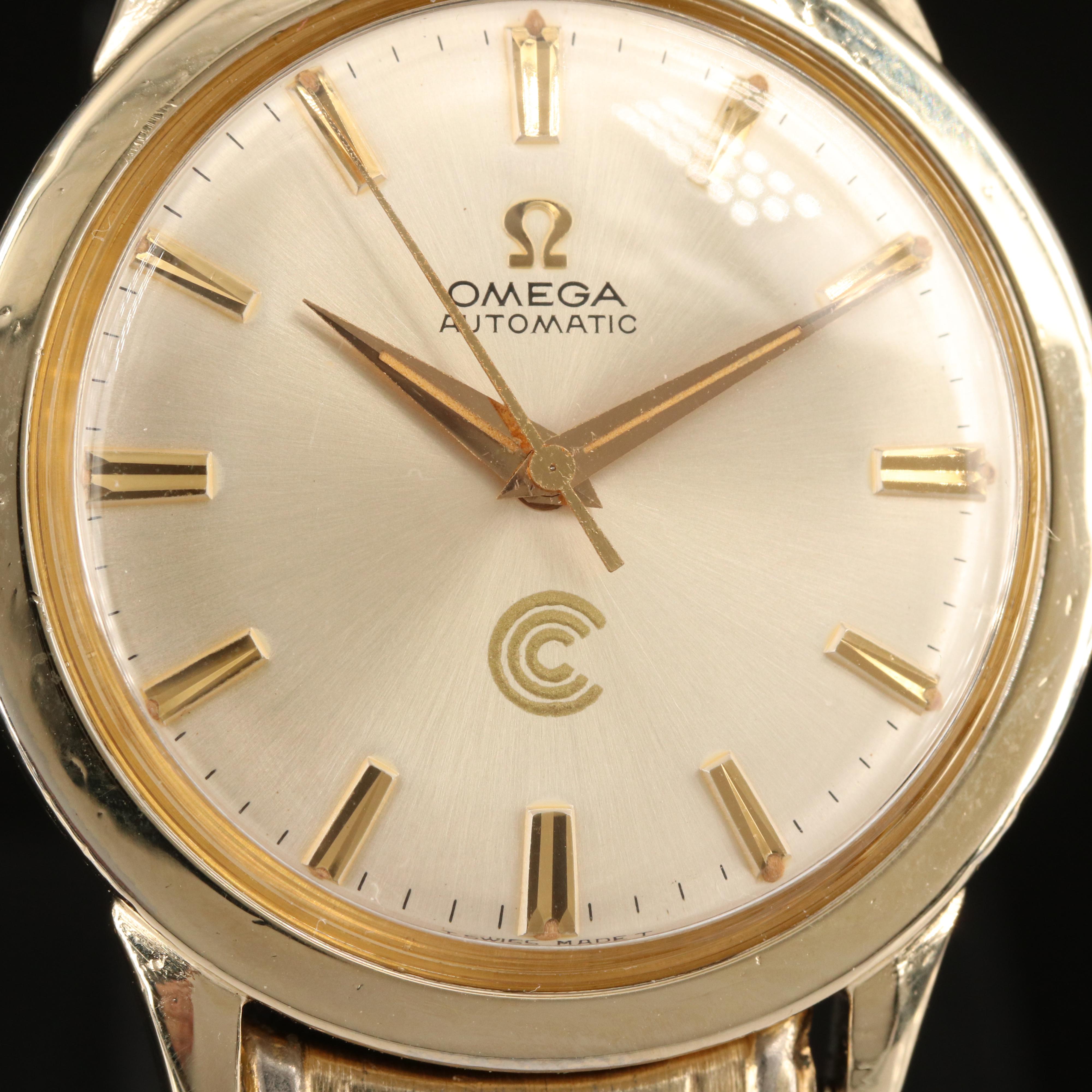 1966 Omega Seamaster Continental Can Co. Dial 14K Gold Filled Watch