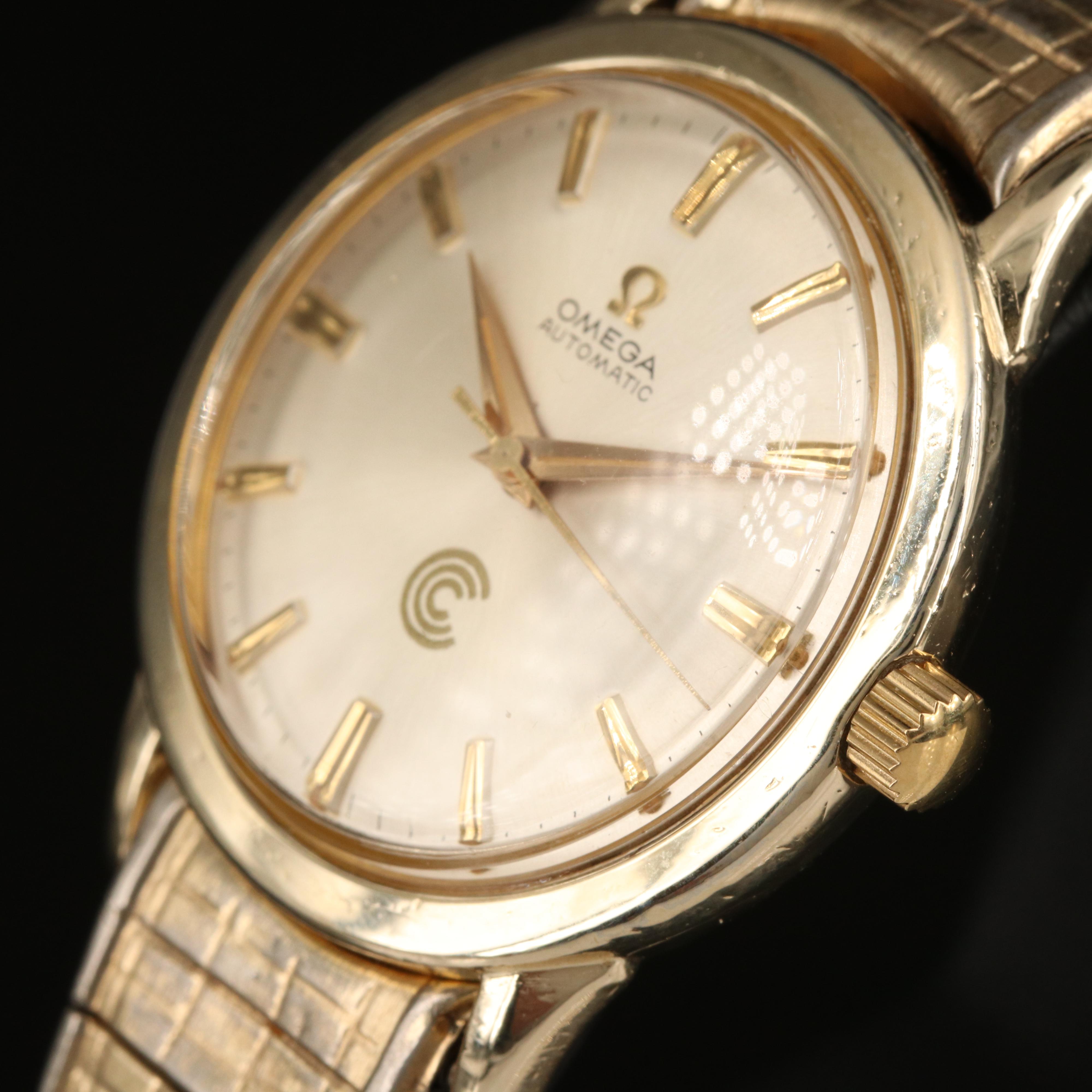 1966 Omega Seamaster Continental Can Co. Dial 14K Gold Filled Watch