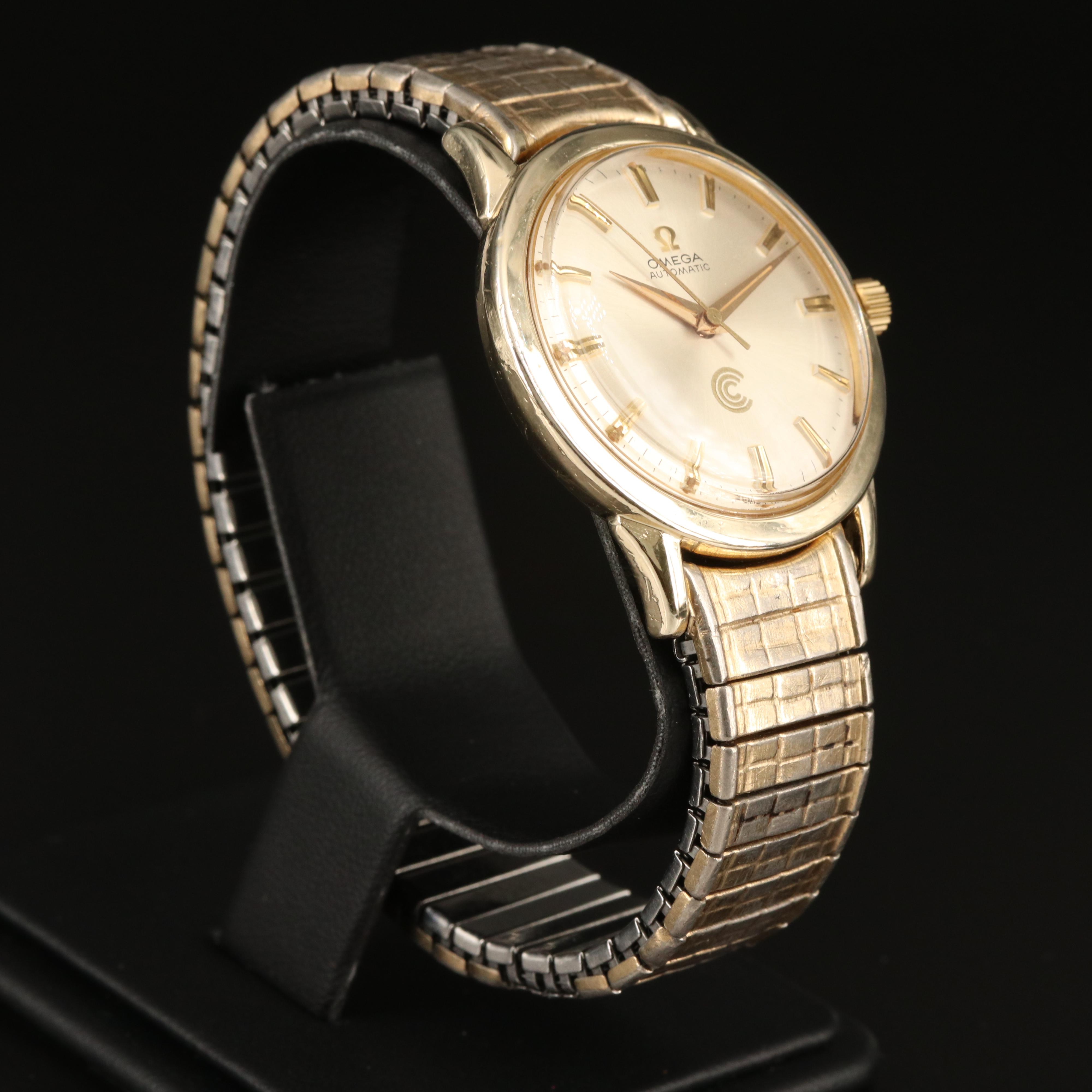 1966 Omega Seamaster Continental Can Co. Dial 14K Gold Filled Watch