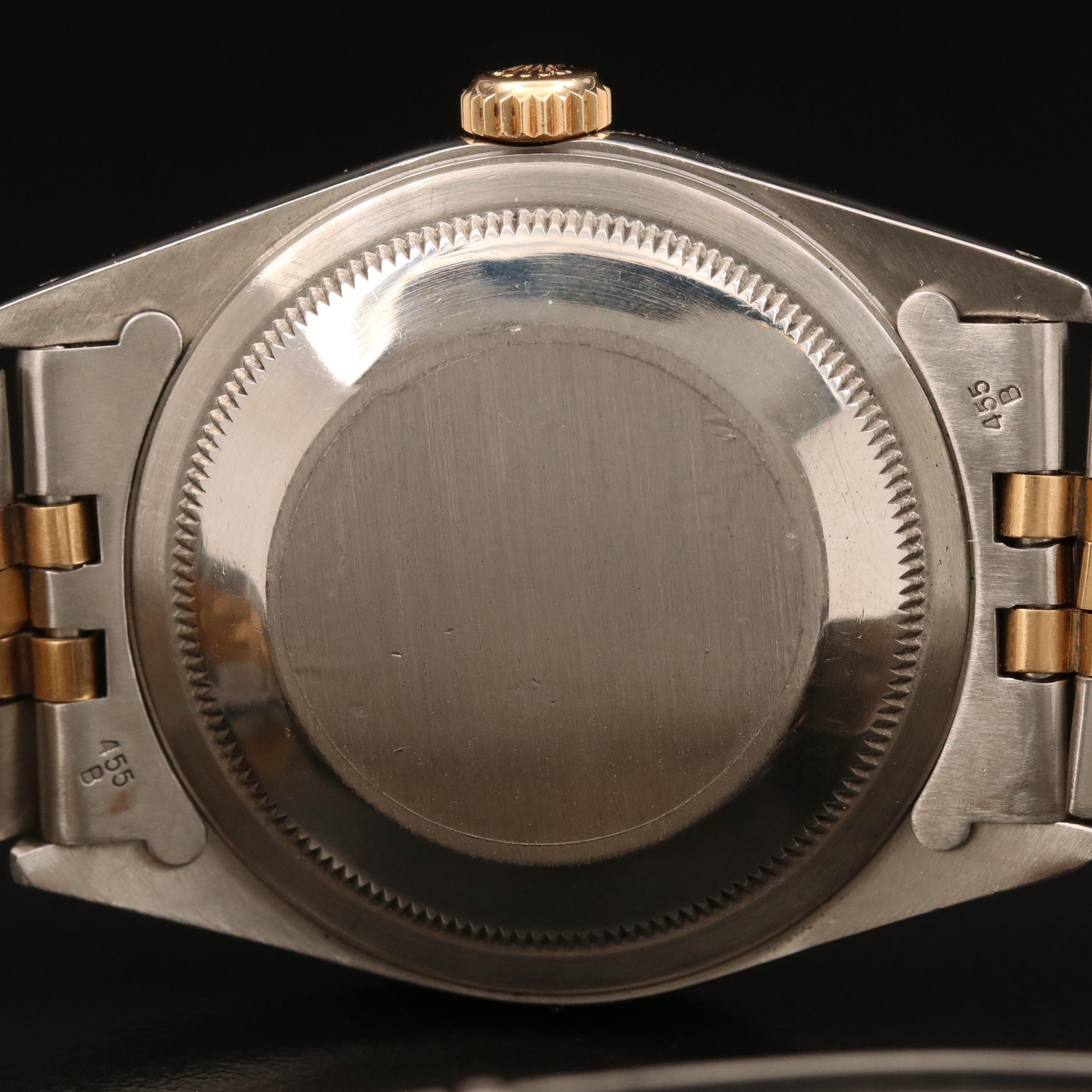 1990 - 1991 Rolex Datejust 18K and Stainless Steel Watch