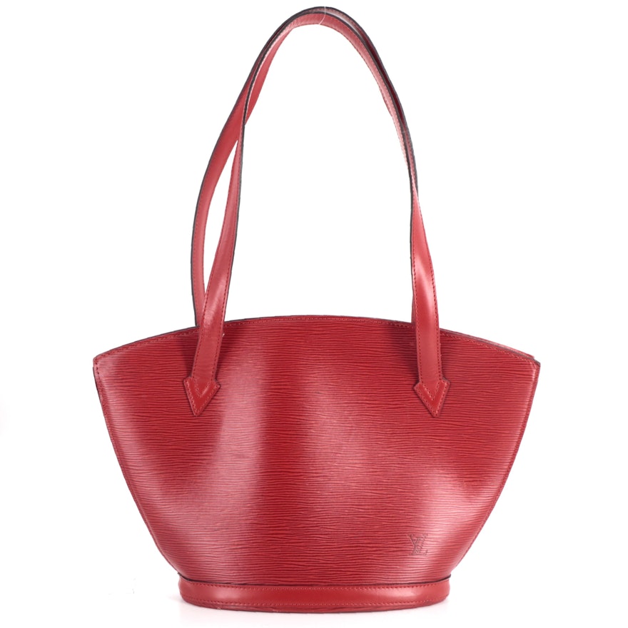 Louis Vuitton St. Jacques PM Shoulder Bag in Castilian Red Epi Leather