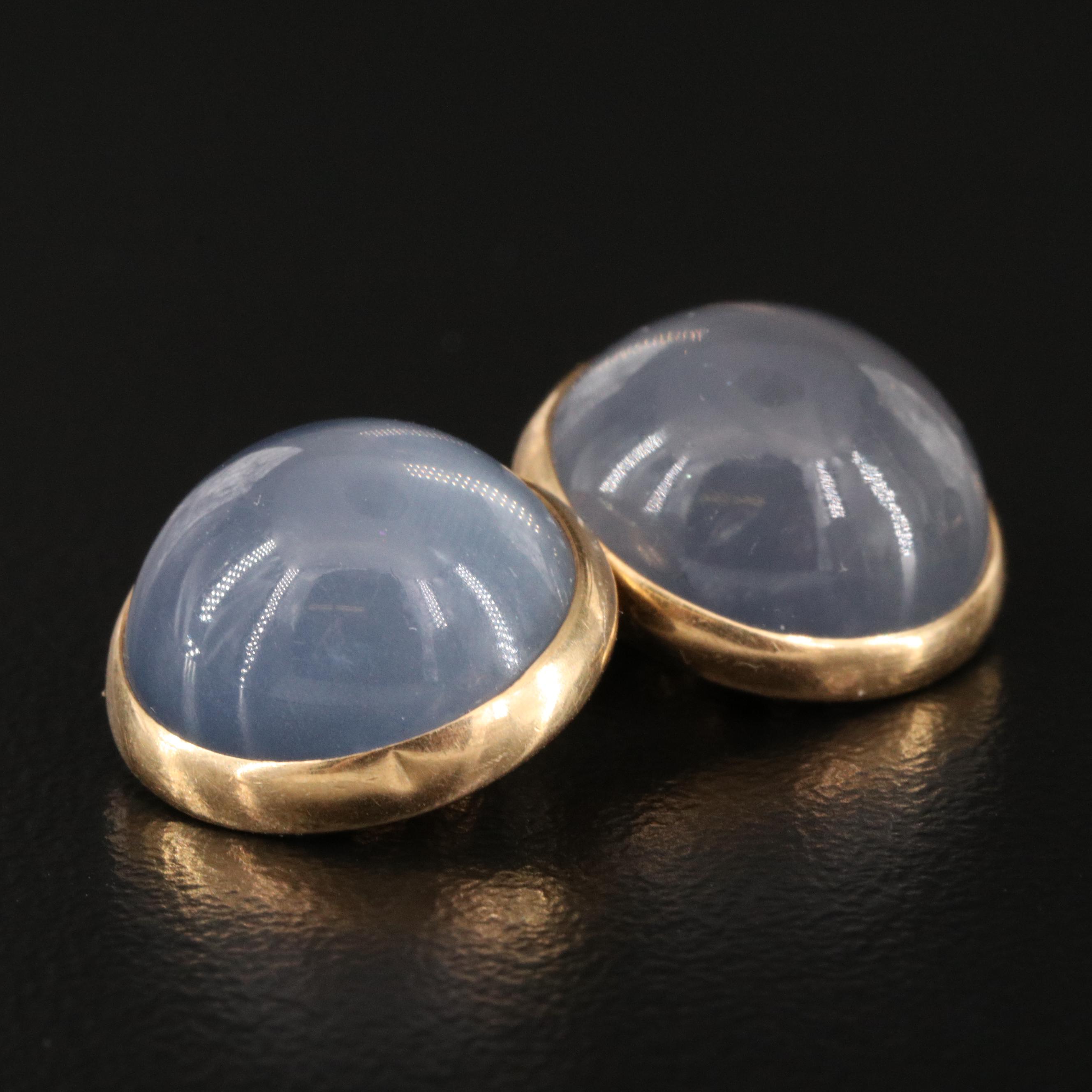 1920s Larter & Sons for Sulka & Co. 14K Star Quartz Doublet Cufflinks