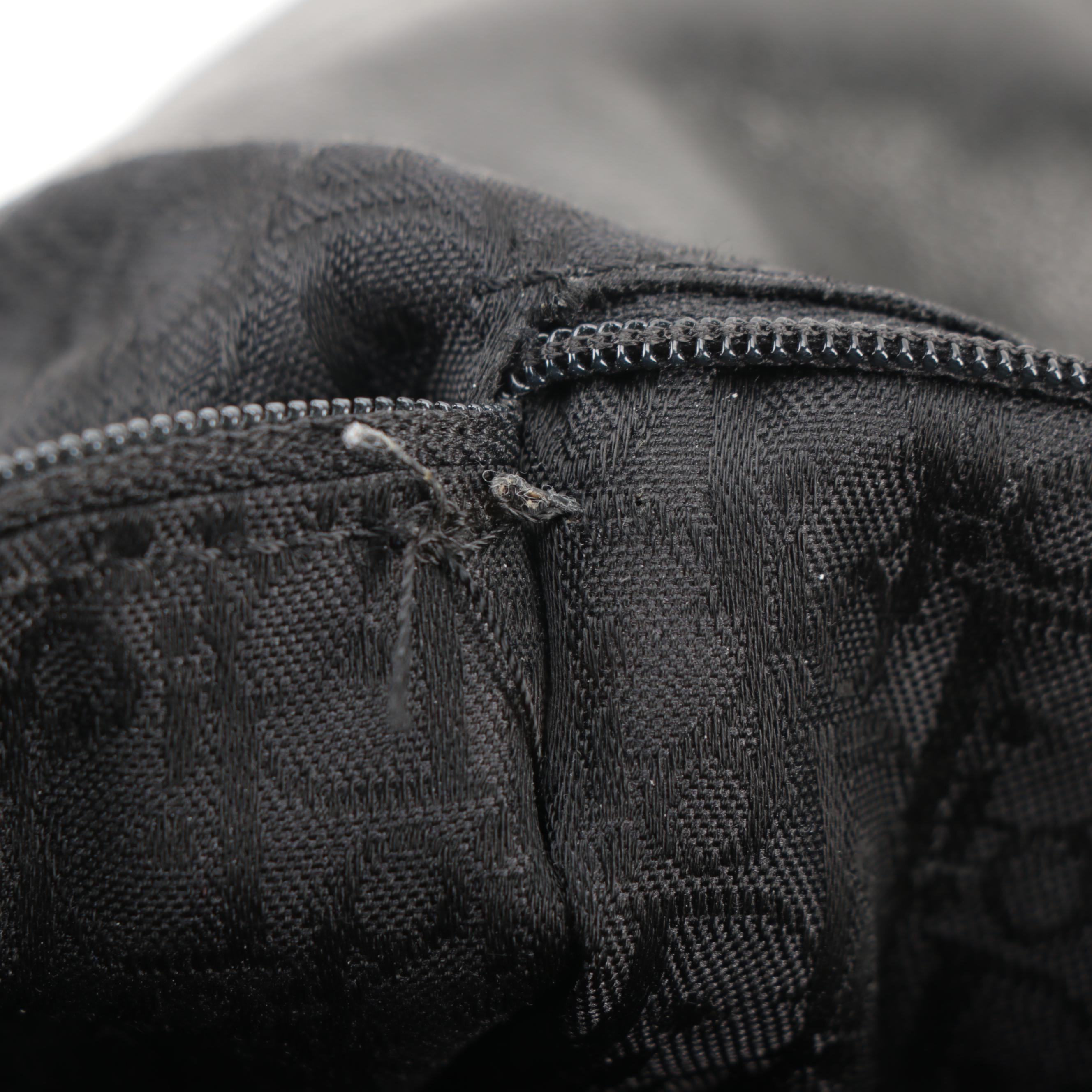 Christian Dior Cannage Black Lambskin Hobo Bag