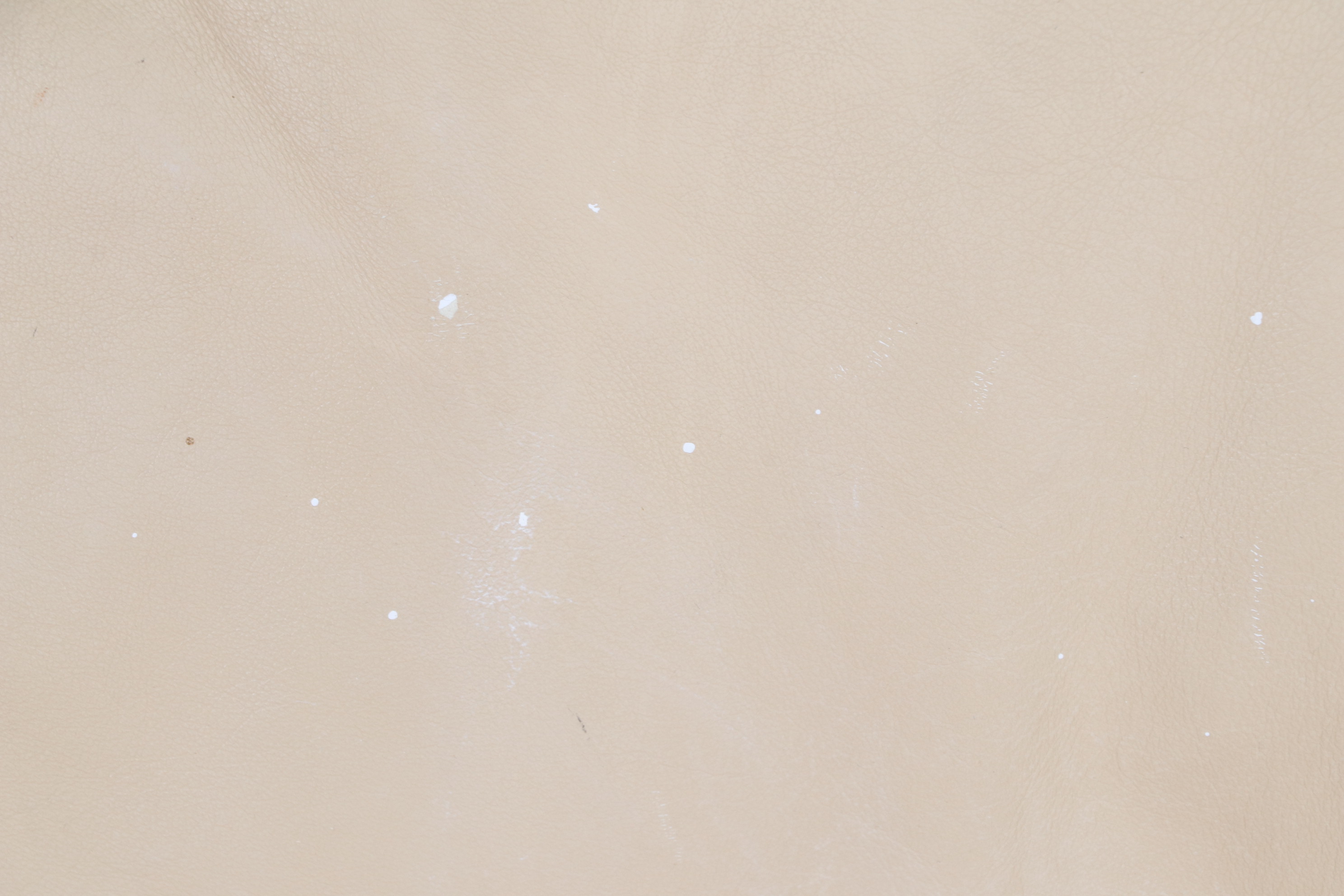 D'Urbino for Ligne Roset "Flou Flou" Postmodern Beige Leather Sofa, 1980s