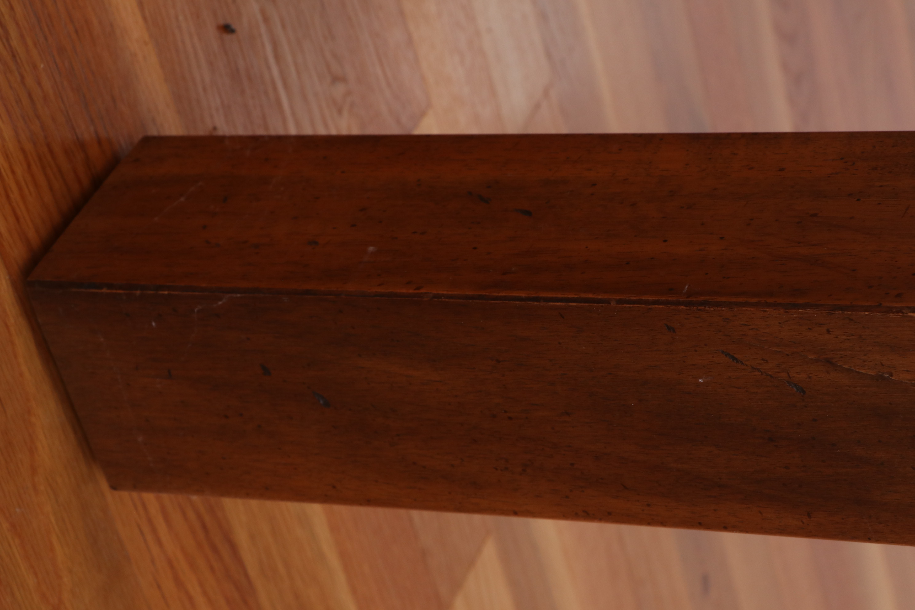 Drexel-Heritage "Woodbriar II" Pecan Five-Piece Dining Set, 1980s