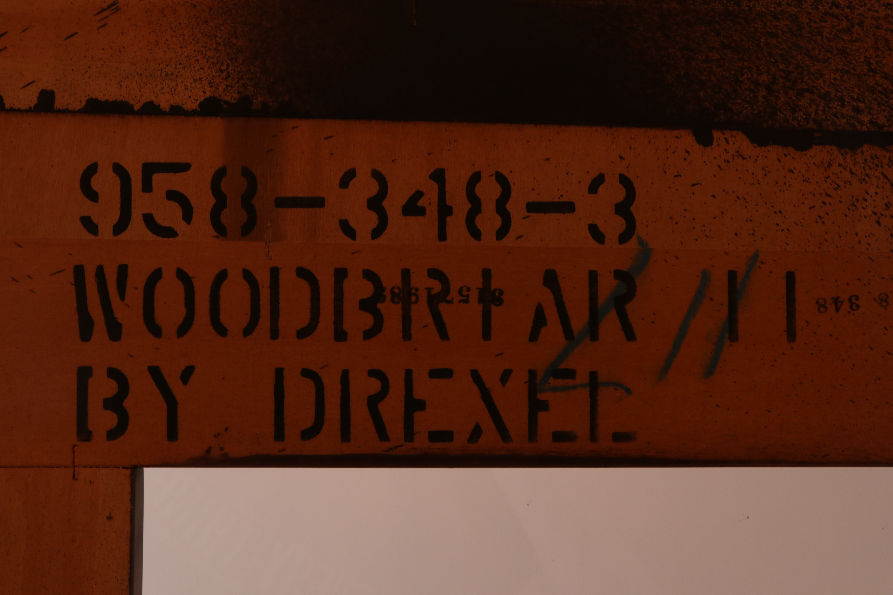 Drexel-Heritage "Woodbriar II" Pecan Five-Piece Dining Set, 1980s