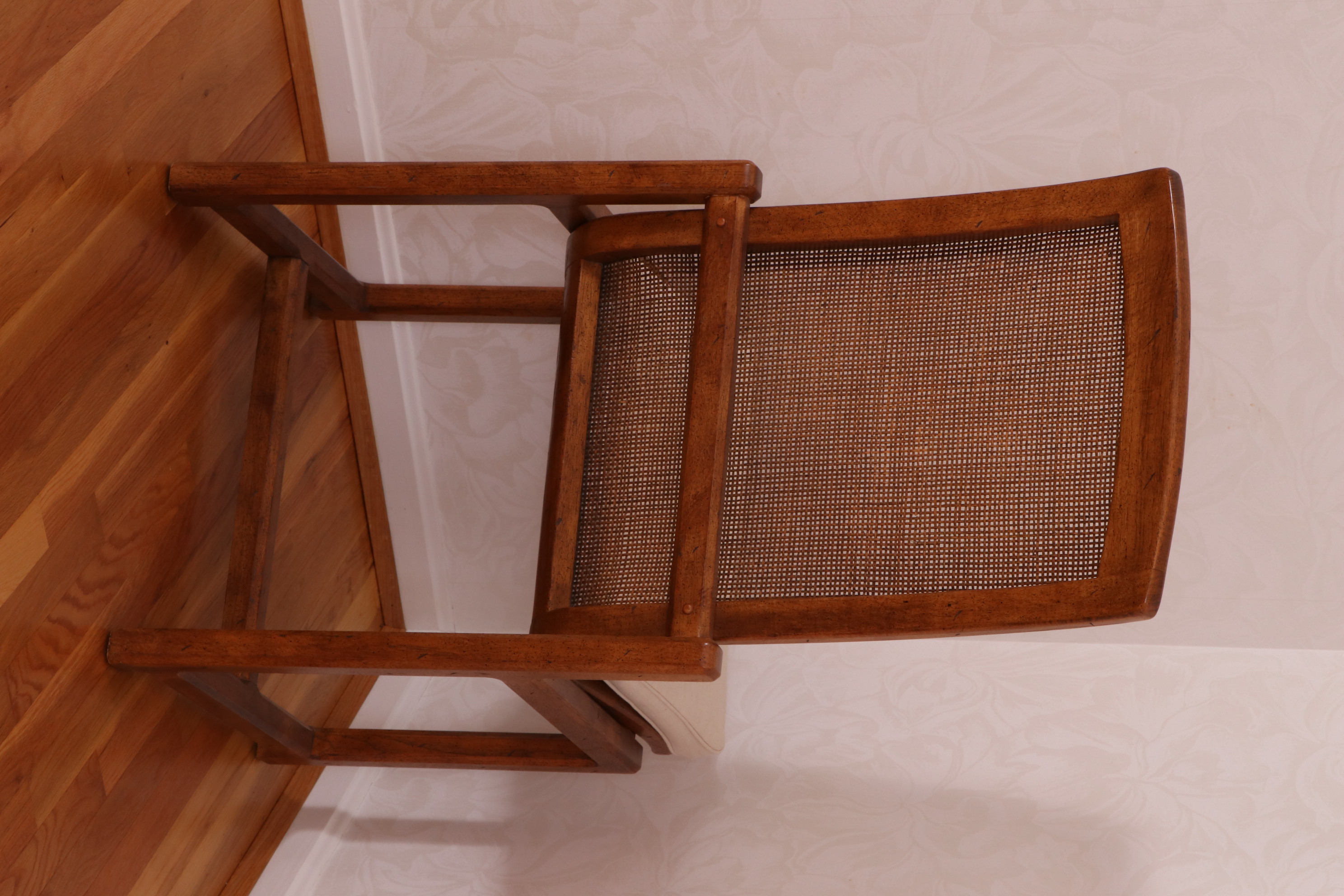 Drexel-Heritage "Woodbriar II" Pecan Five-Piece Dining Set, 1980s