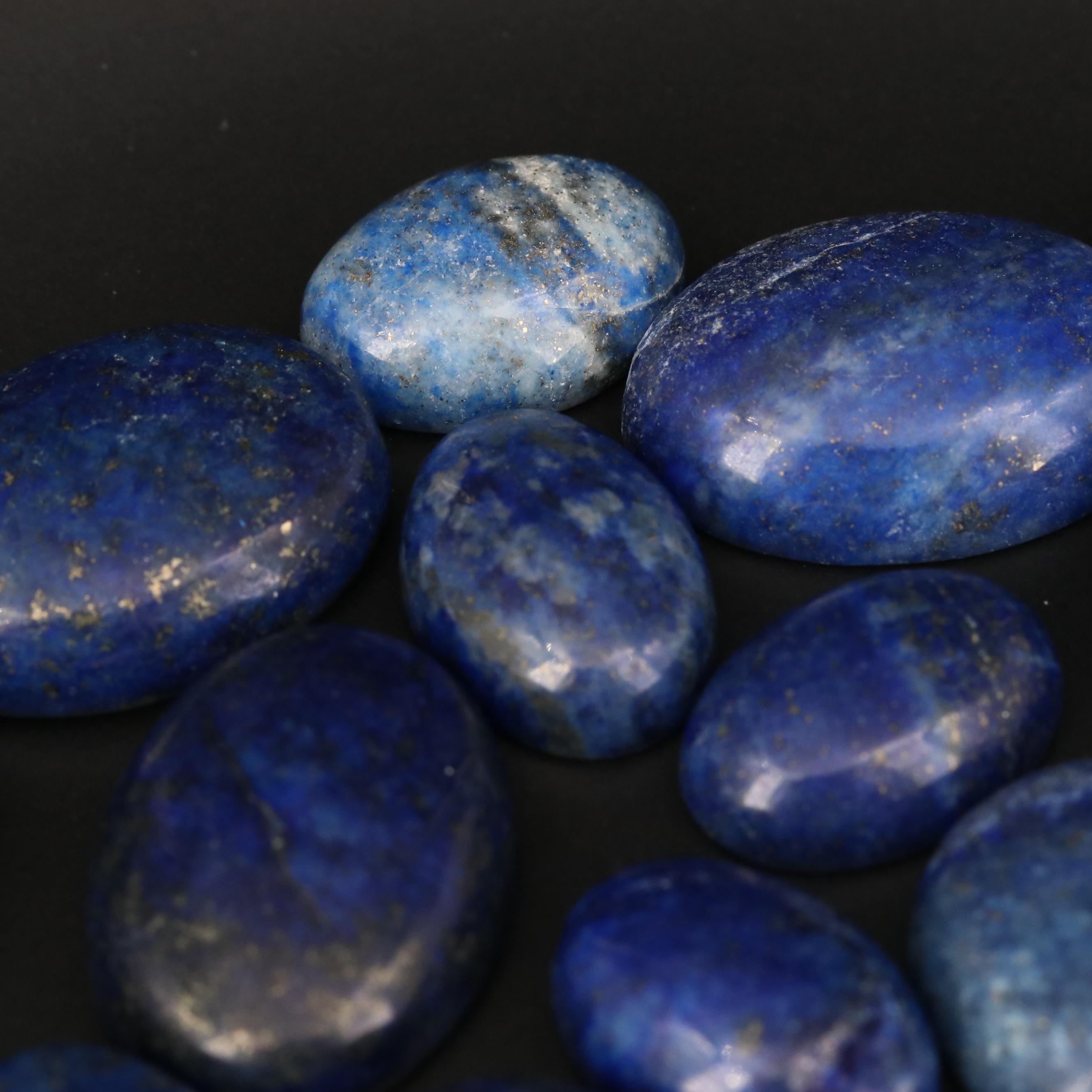 Loose Oval Lapis Lazuli Cabochons