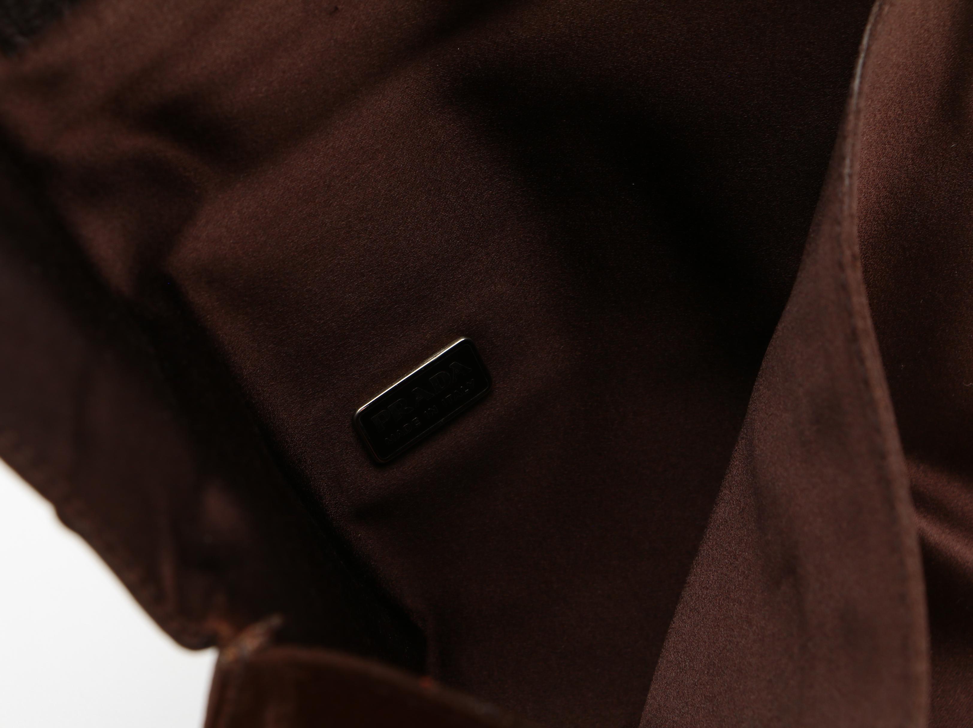 Prada Bicolor Leather Tote Bag