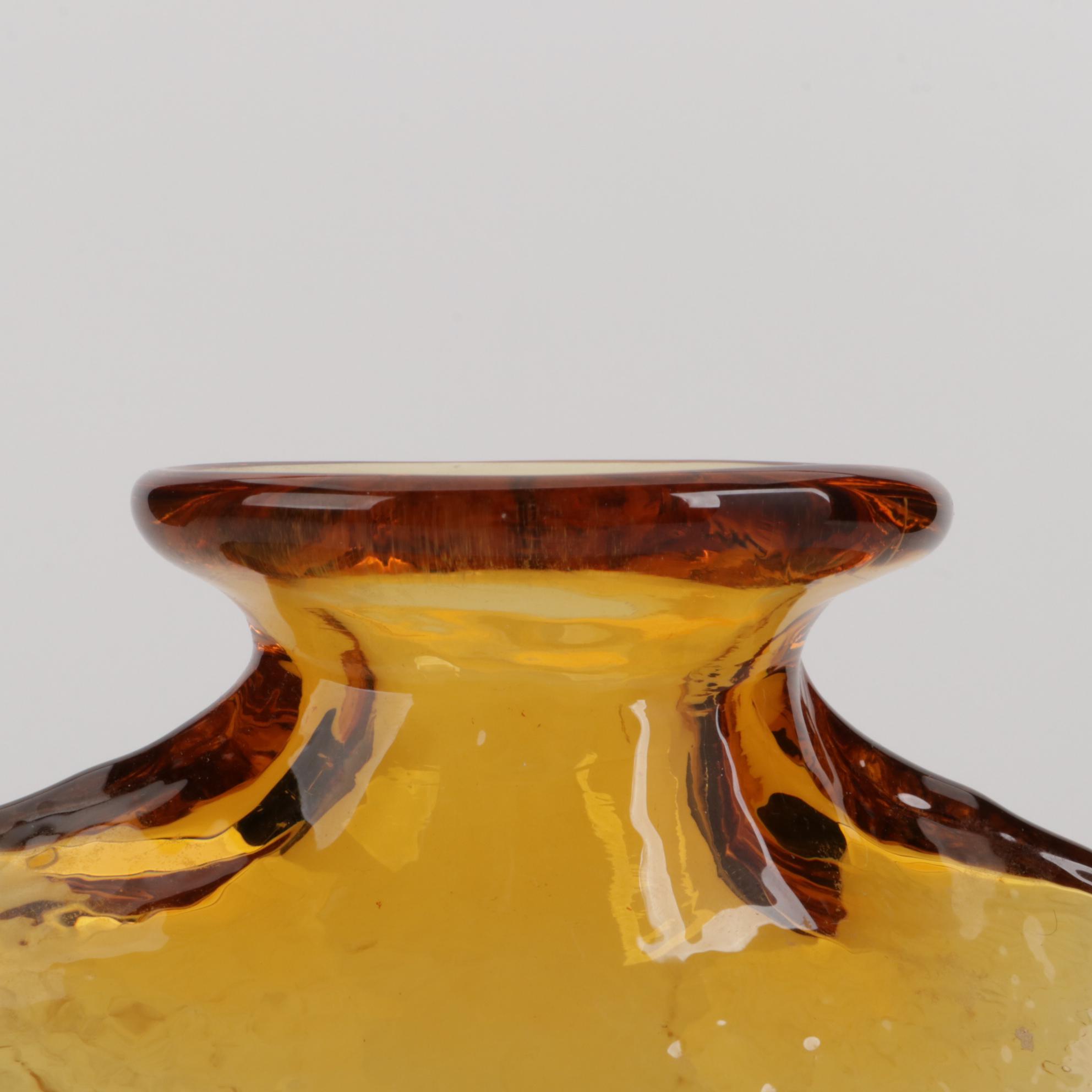 Wayne Husted for Blenko Sun Face Decanter