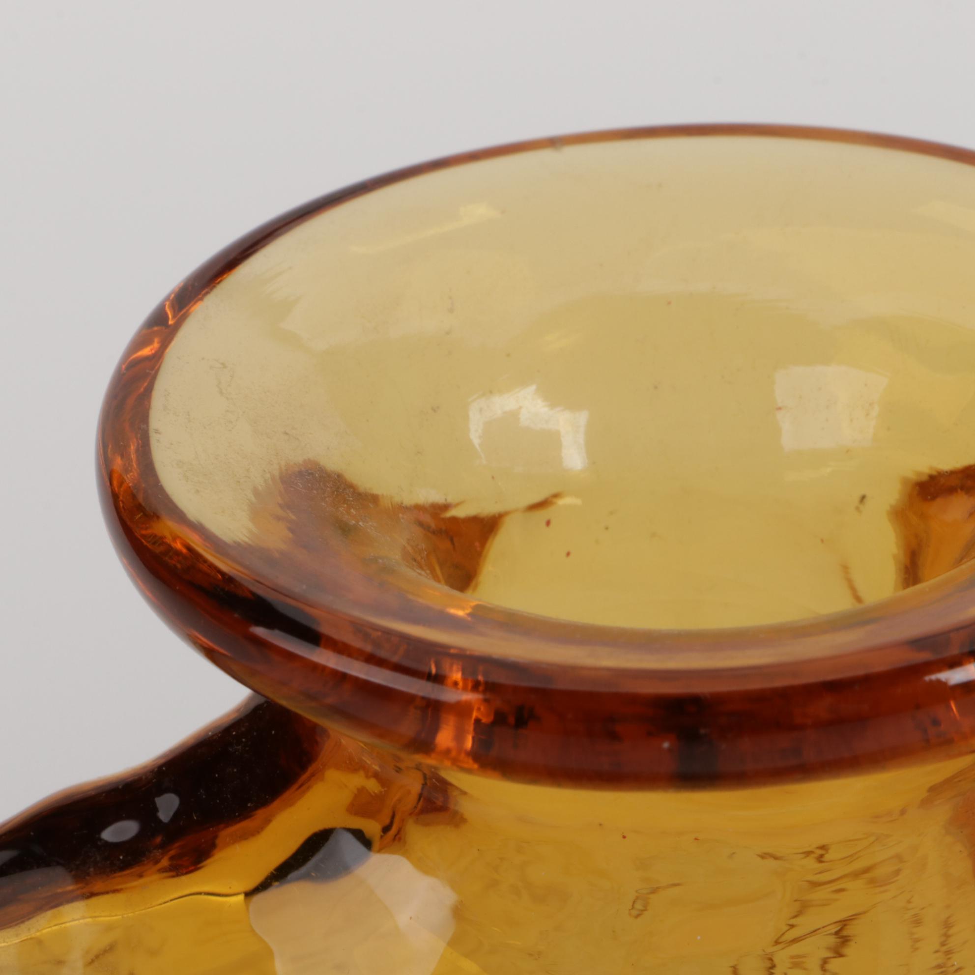 Wayne Husted for Blenko Sun Face Decanter