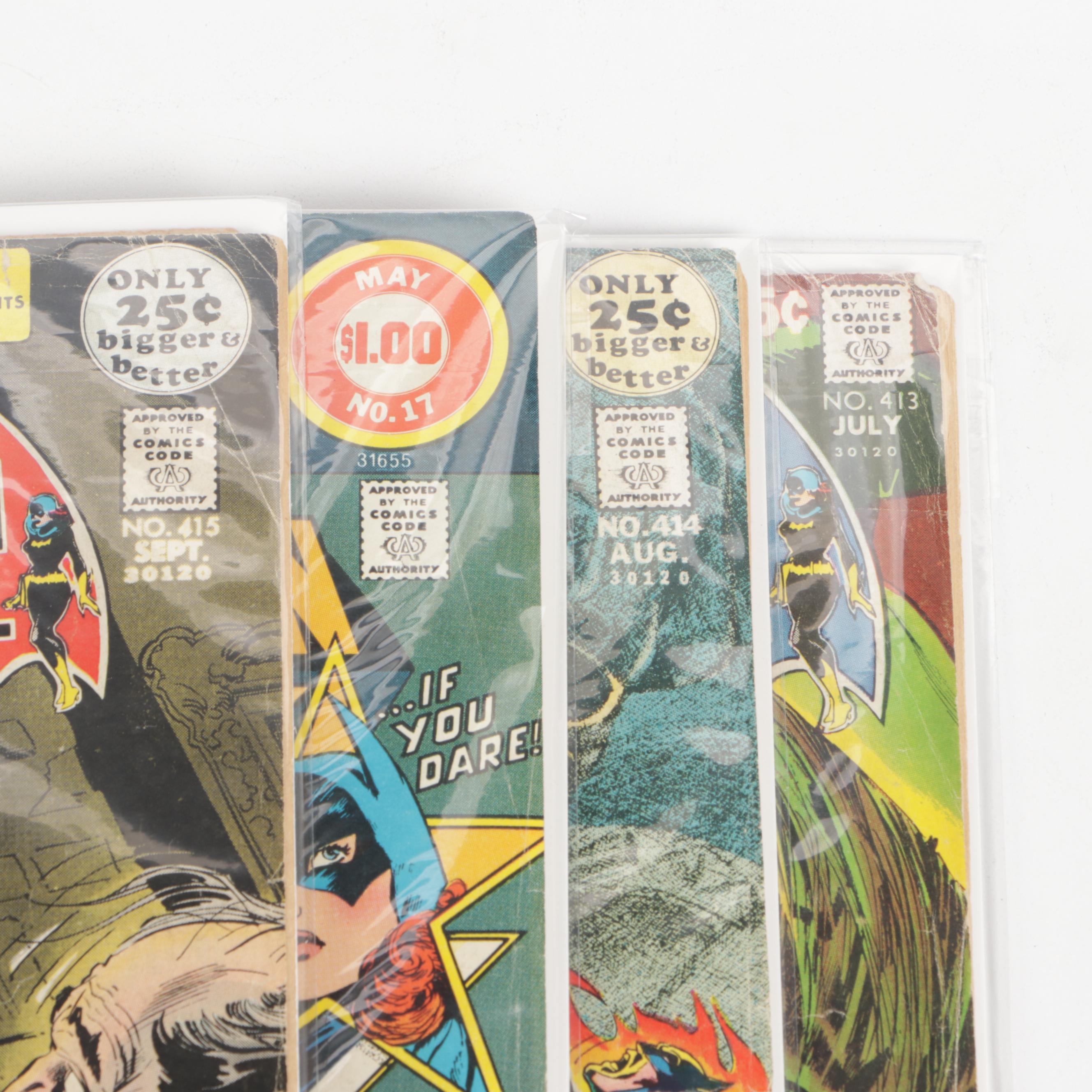 Silver and Bronze Age "Batman and Robin," "Batman and Batgirl" Comics, More