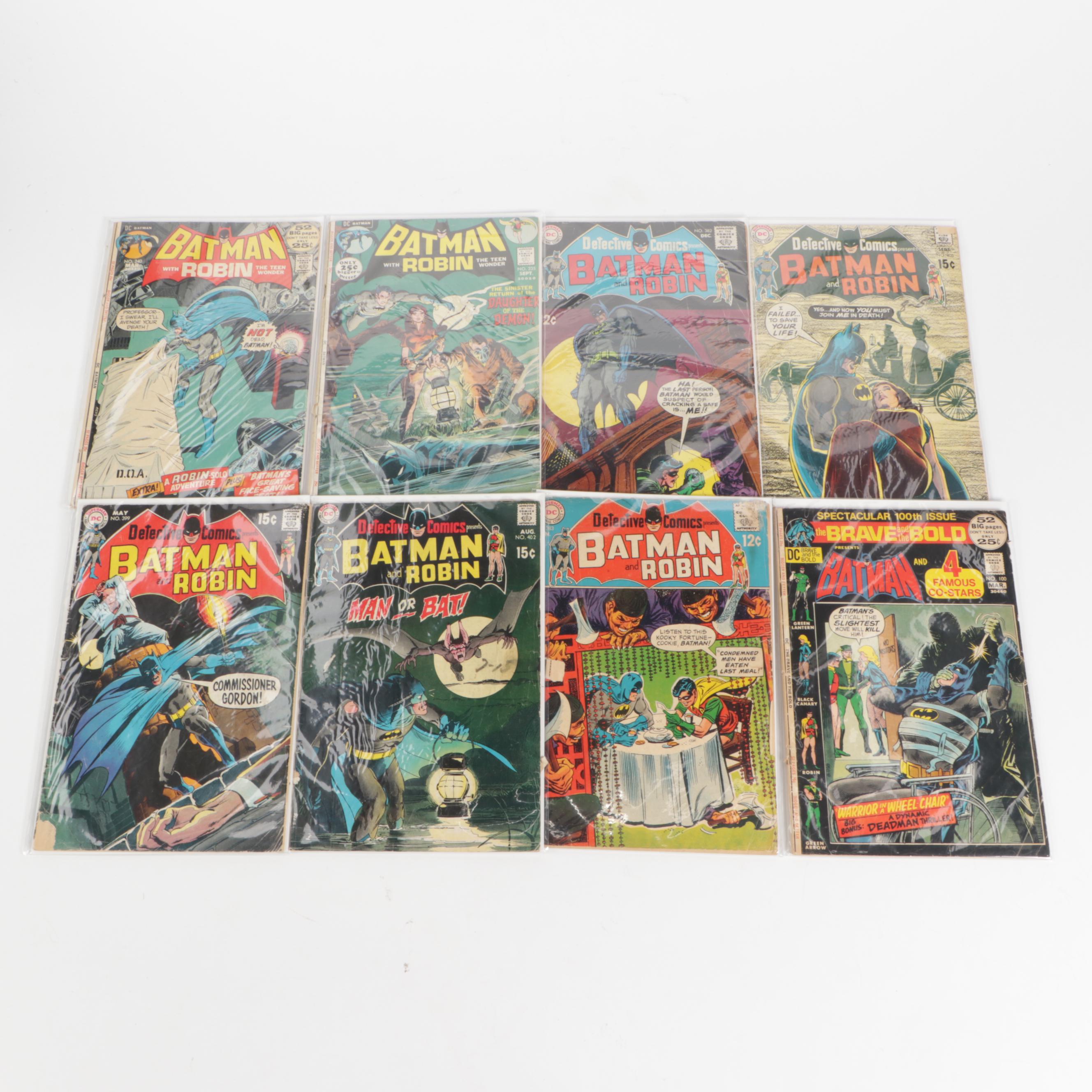 Silver and Bronze Age "Batman and Robin," "Batman and Batgirl" Comics, More