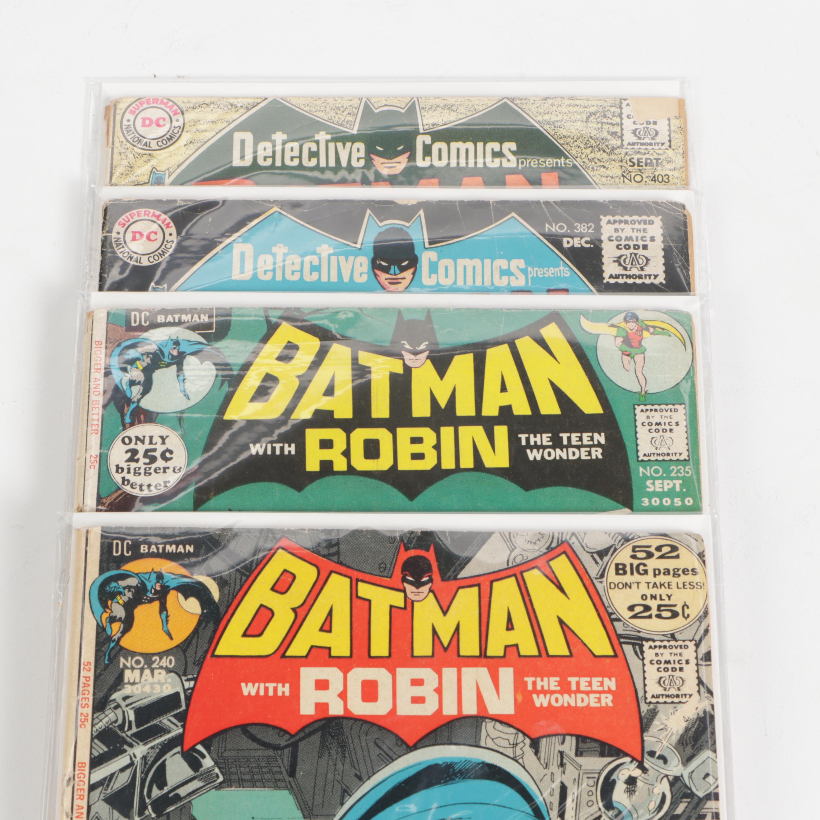 Silver and Bronze Age "Batman and Robin," "Batman and Batgirl" Comics, More