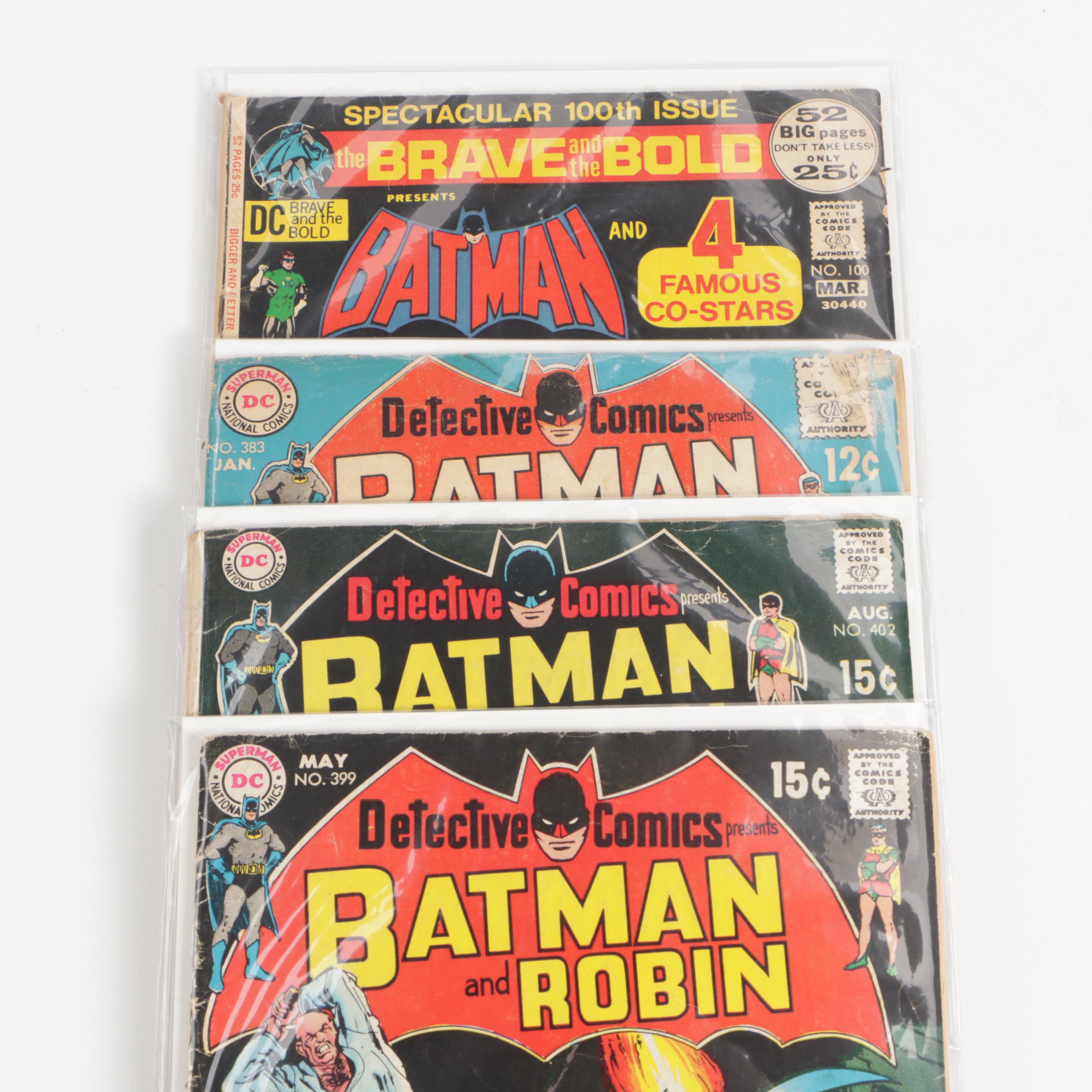Silver and Bronze Age "Batman and Robin," "Batman and Batgirl" Comics, More