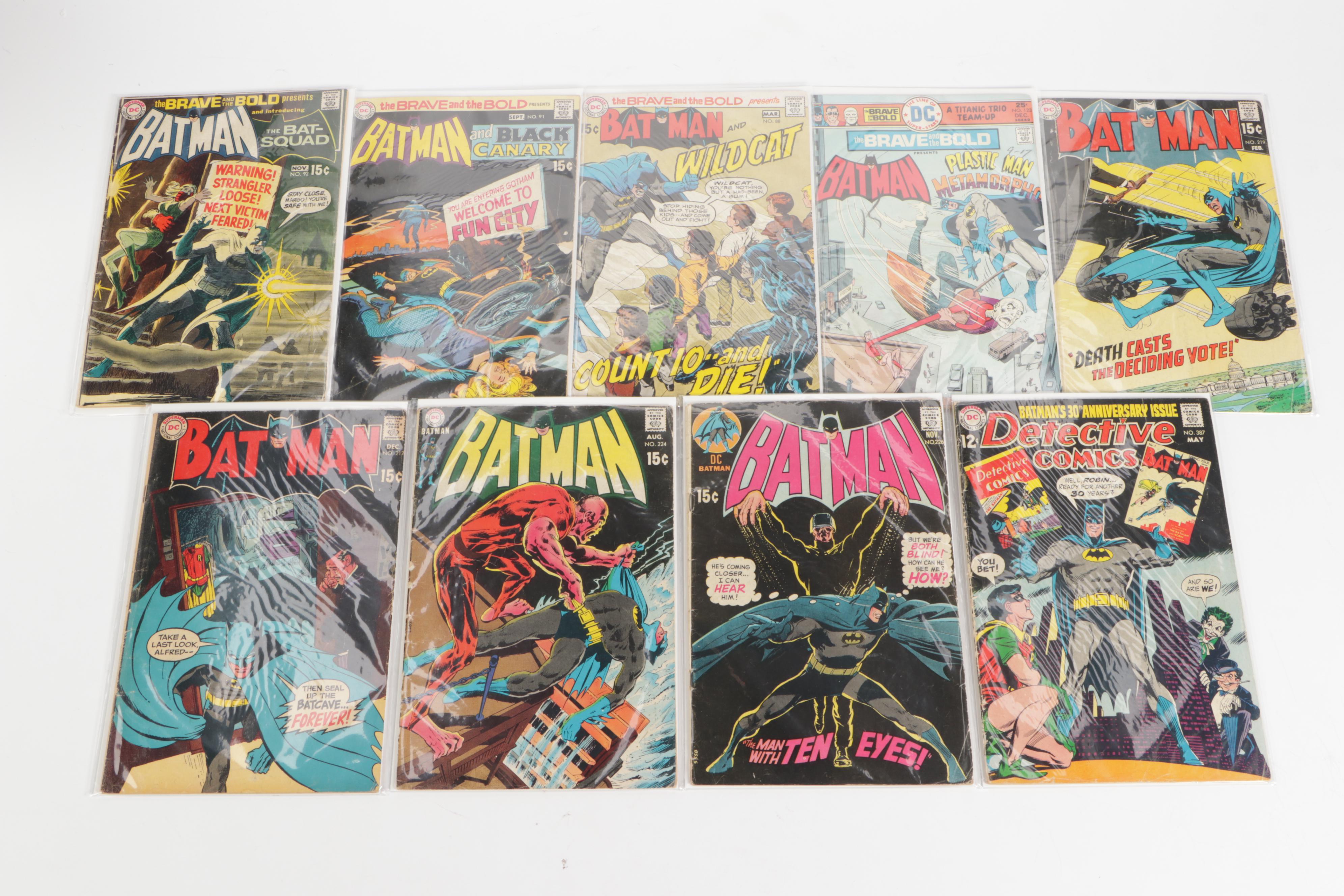 Silver and Bronze Age "Batman and Robin," "Batman and Batgirl" Comics, More