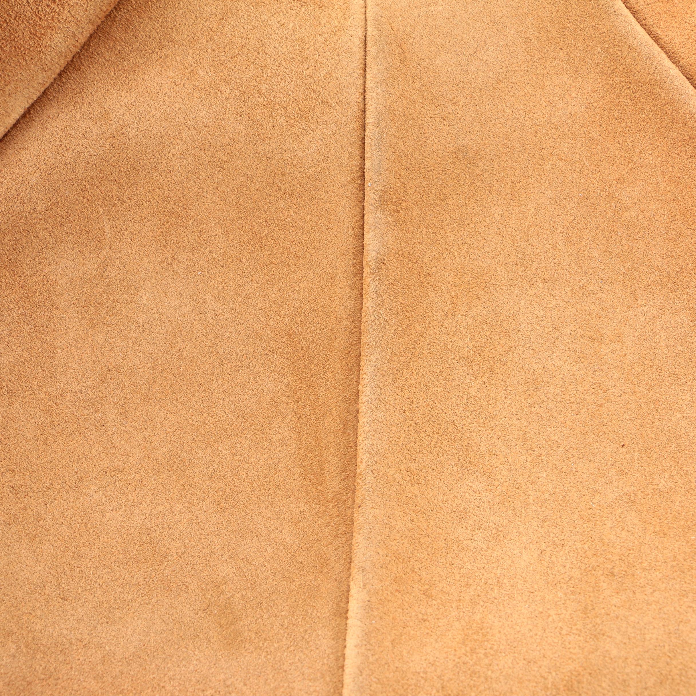 Yves Saint Laurent Rive Gauche Mombasa Handbag in Split Leather with Deer Horn