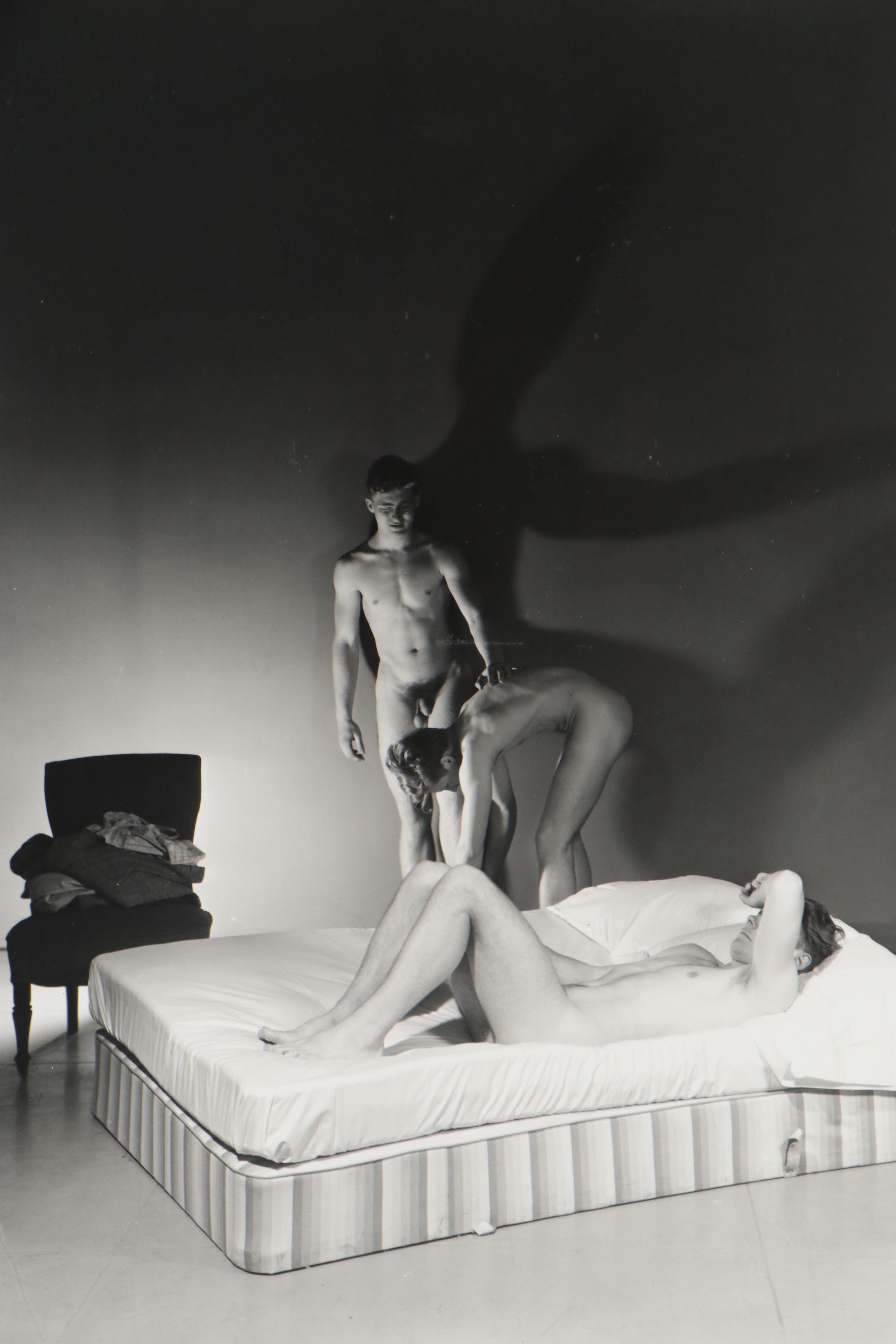 George Platt Lynes Reprinted Silver Gelatin of Nude Figural Scene