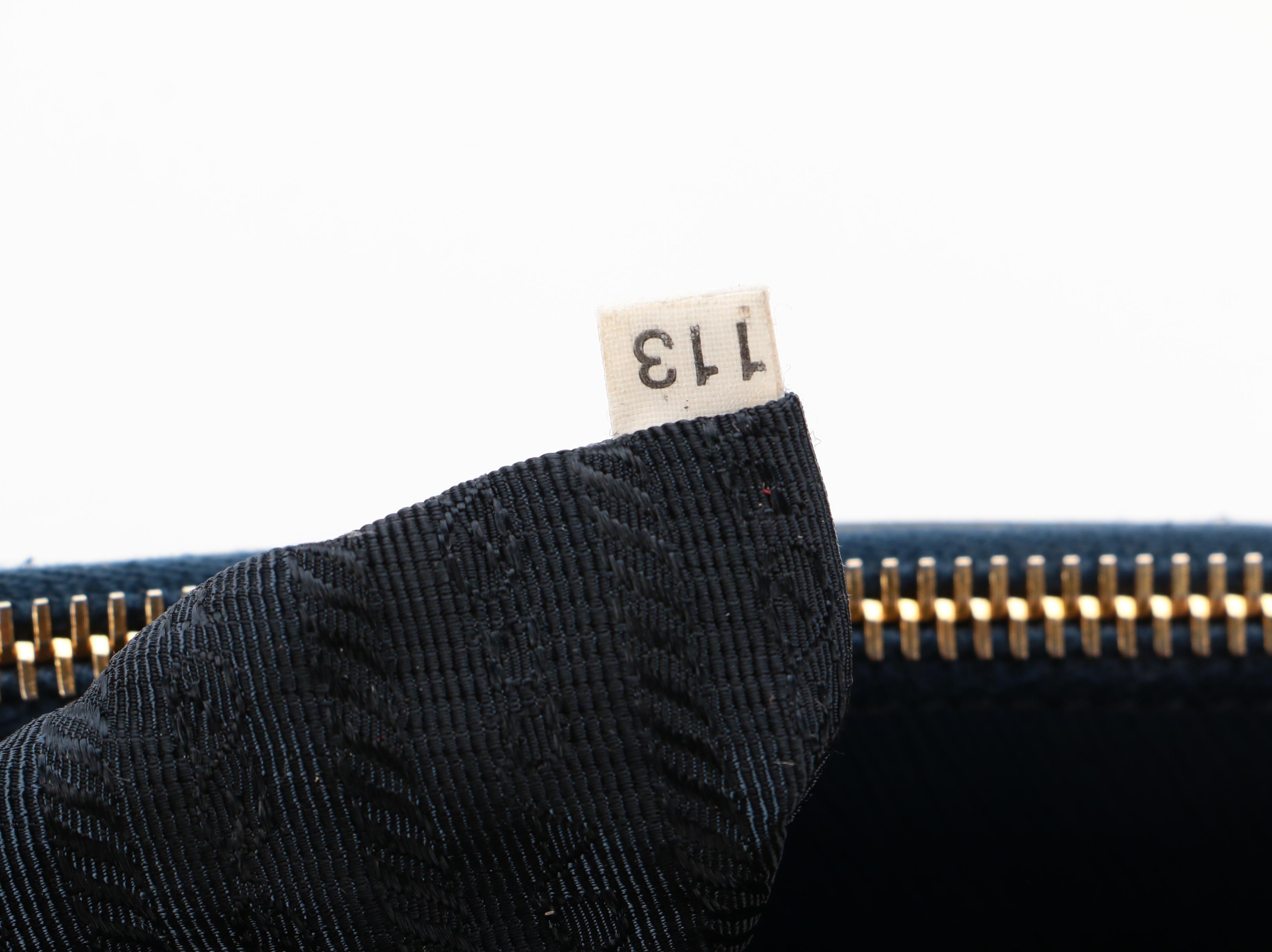 Prada Blue Saffiano Leather Handbag