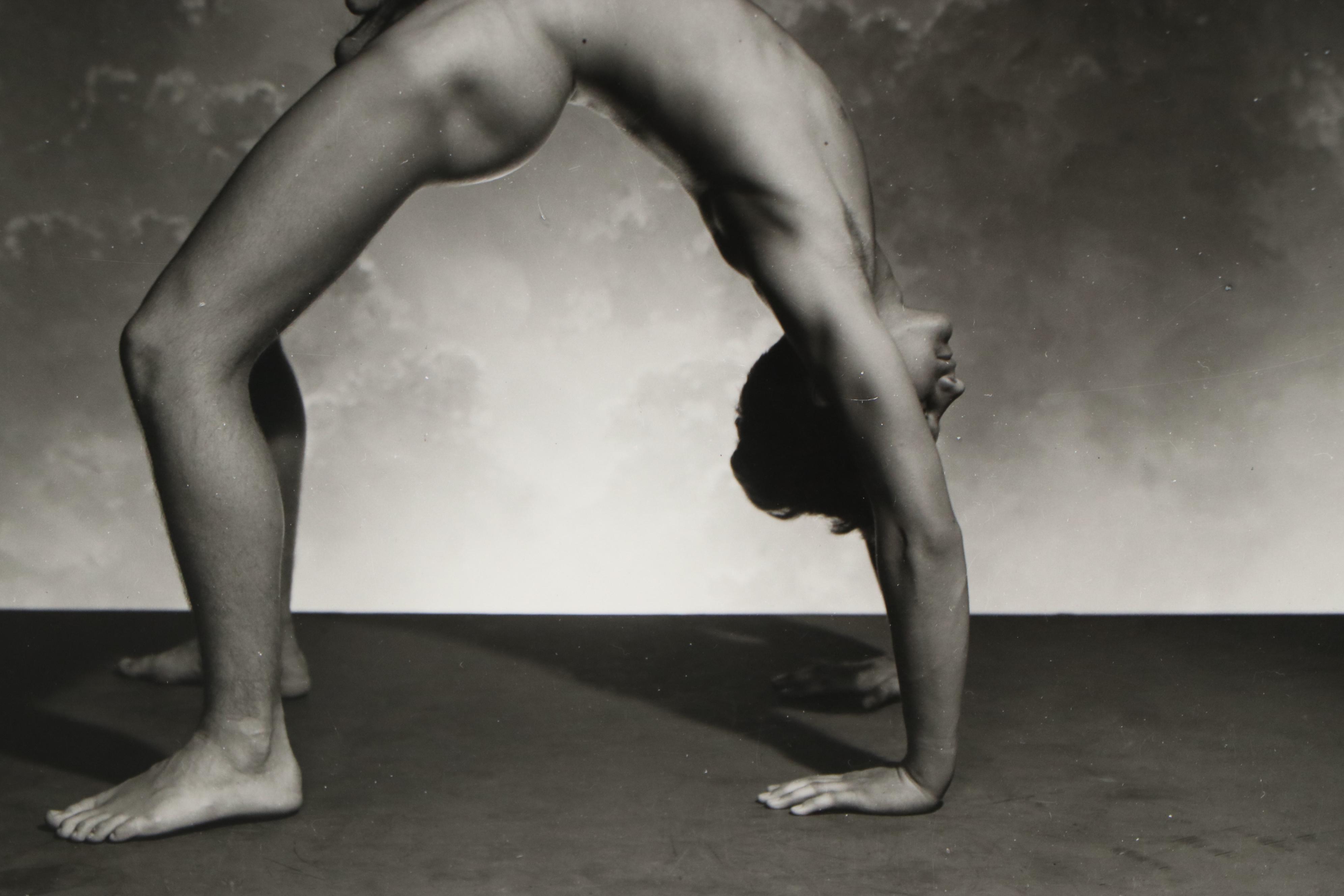 George Platt Lynes Silver Gelatin of Contorted Male Nude