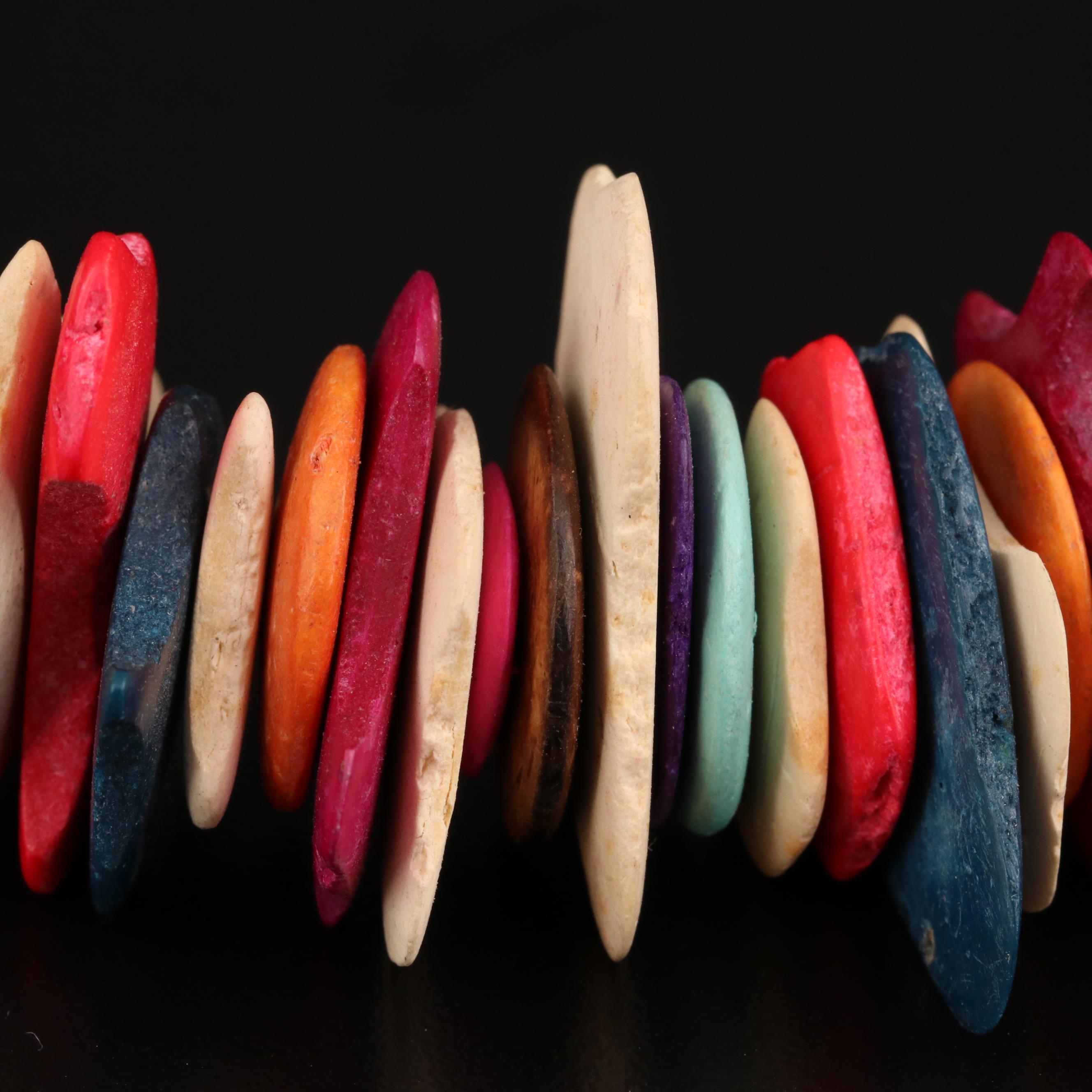 Beaded Necklaces Including Coral, Turquoise and Wood