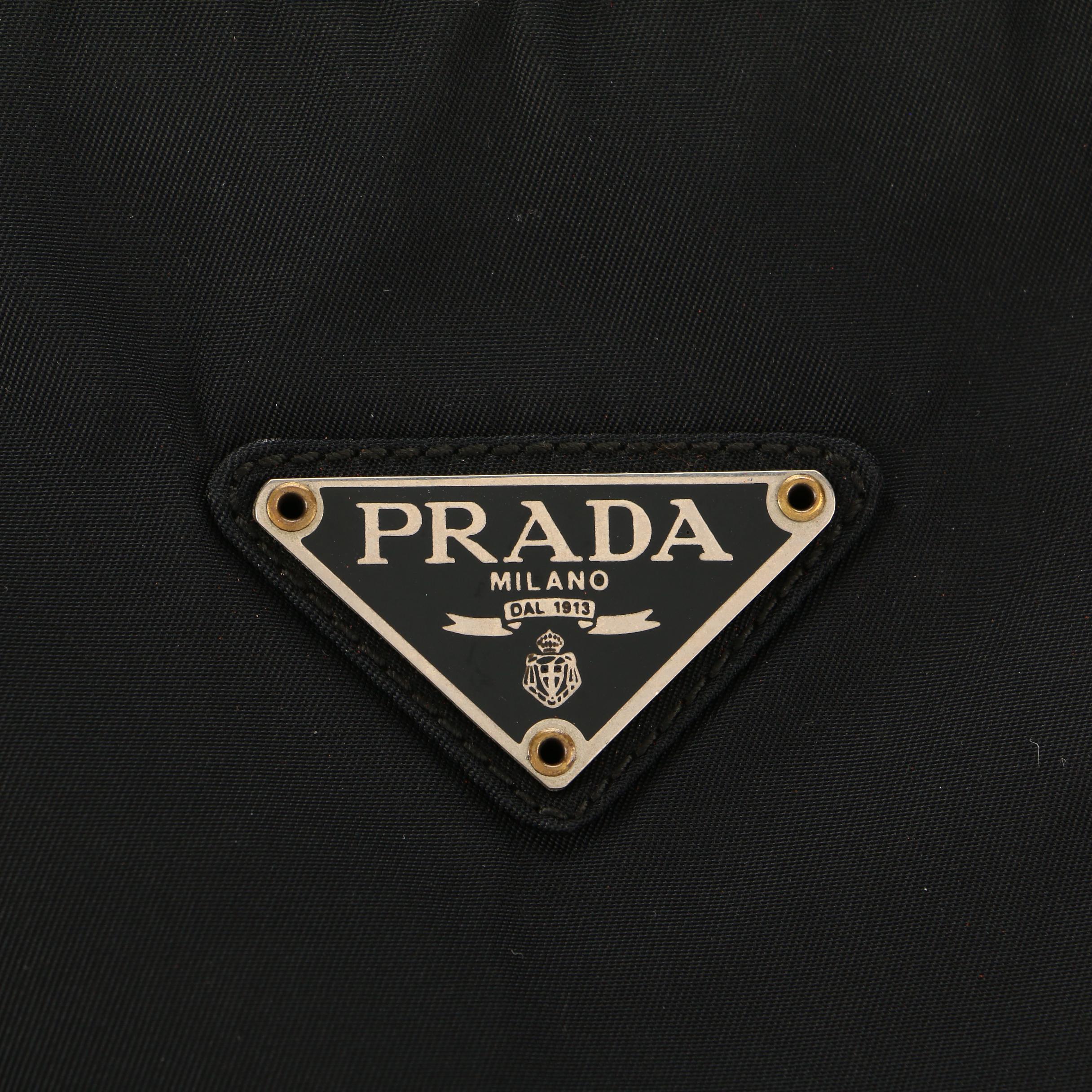Prada Black Tessuto Nylon Handbag