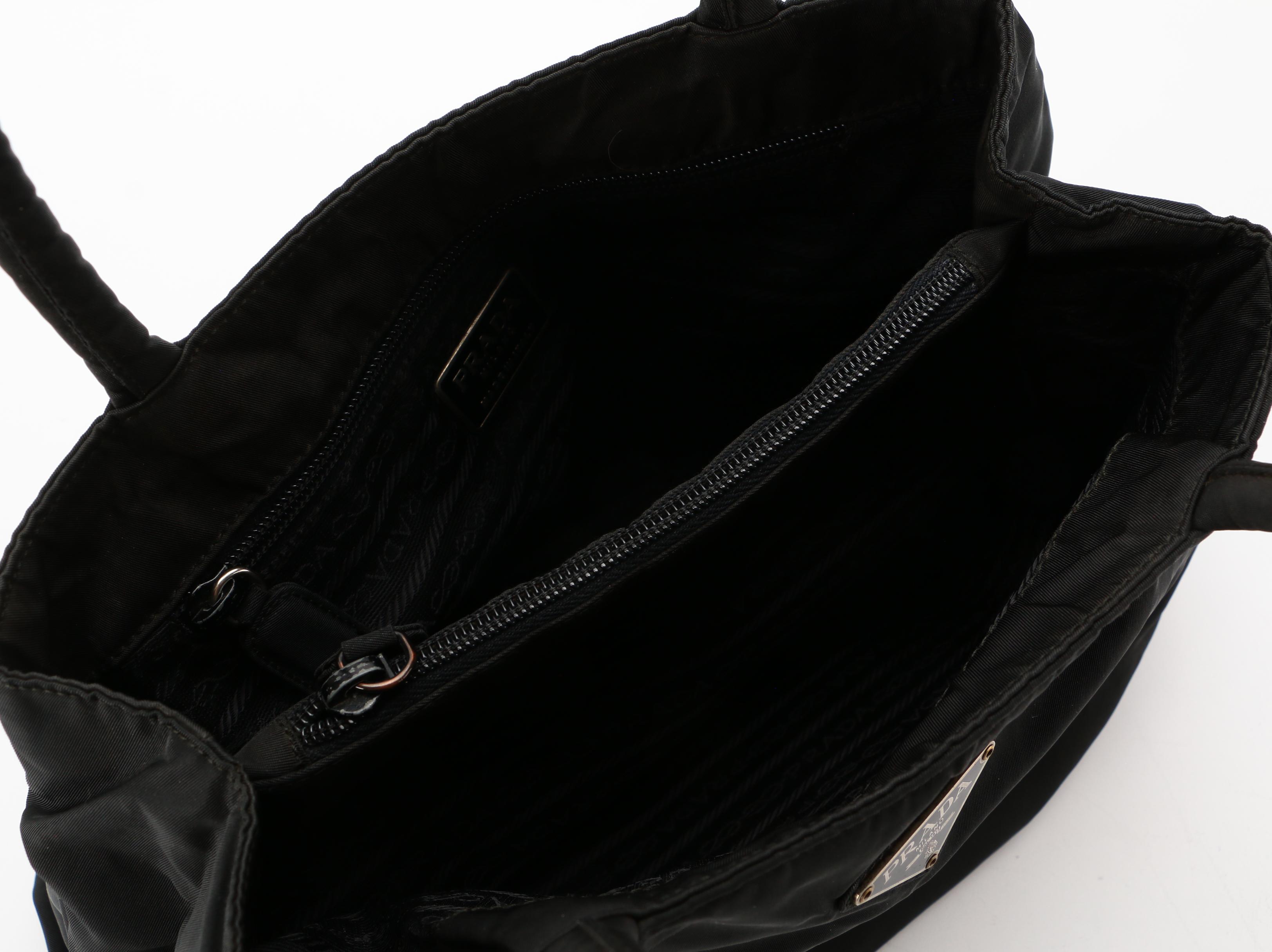 Prada Black Tessuto Nylon Handbag