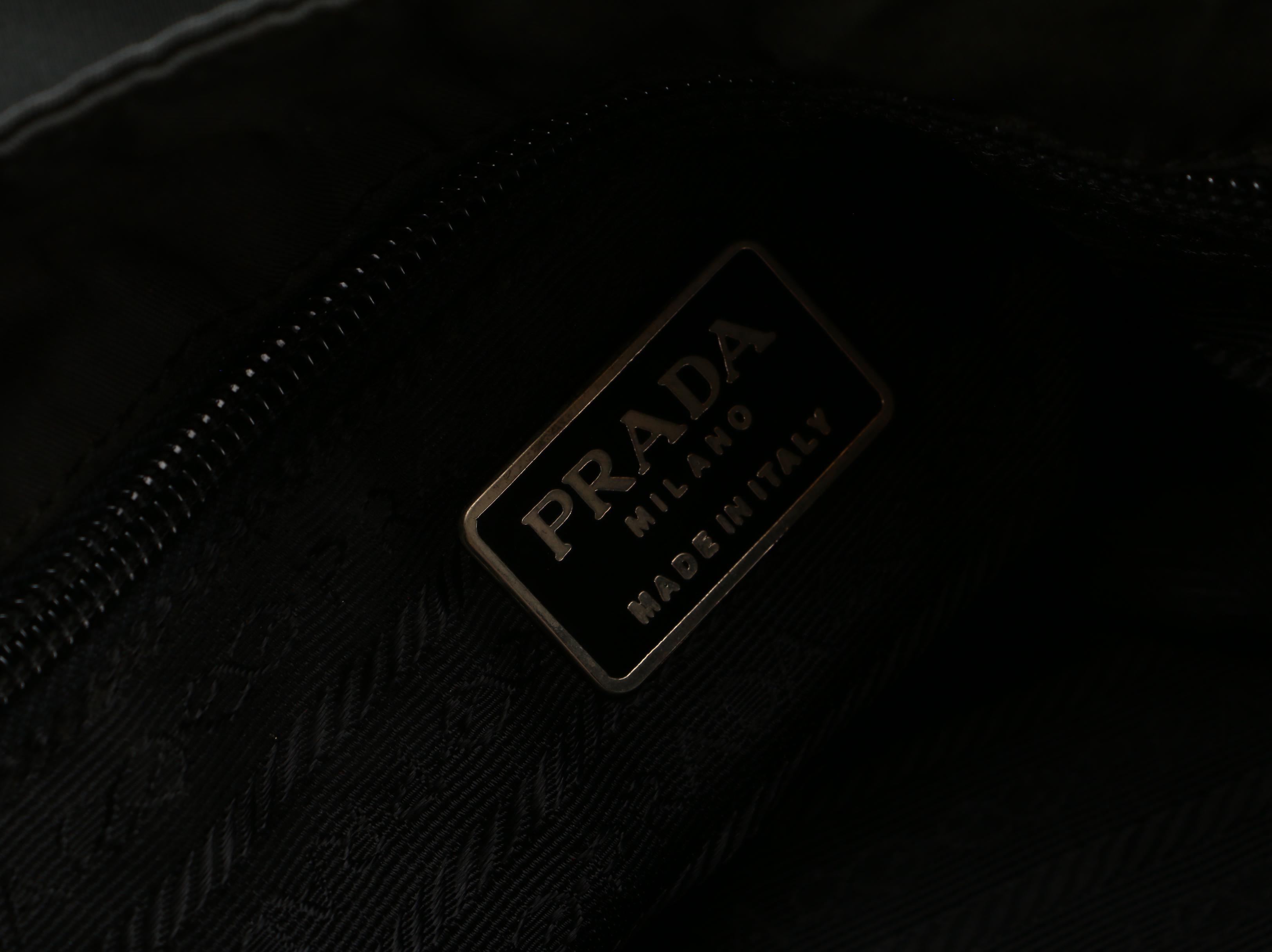 Prada Black Tessuto Nylon Handbag