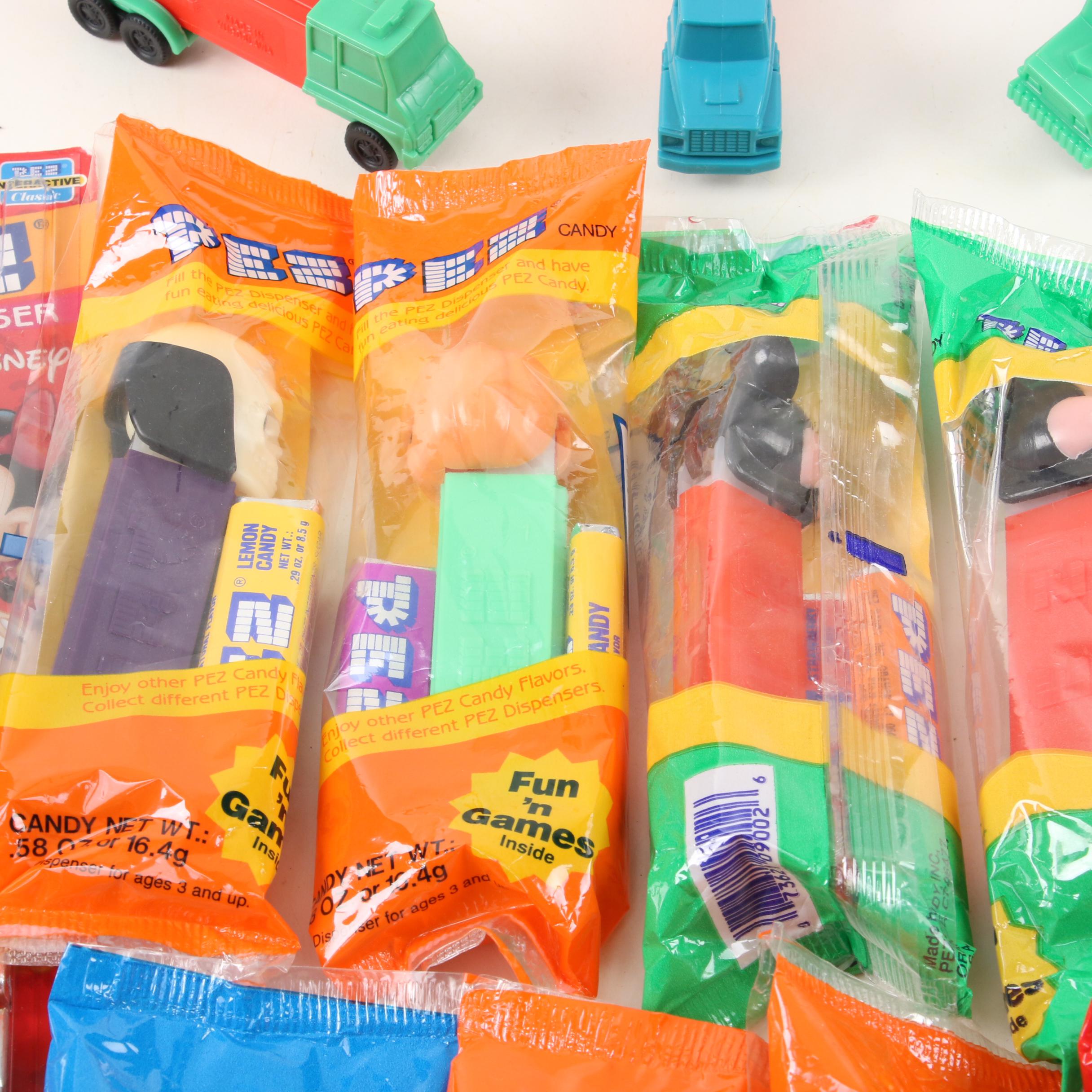Pez Dispensers Including Disney, Halloween, Christmas, and Easter, Vintage