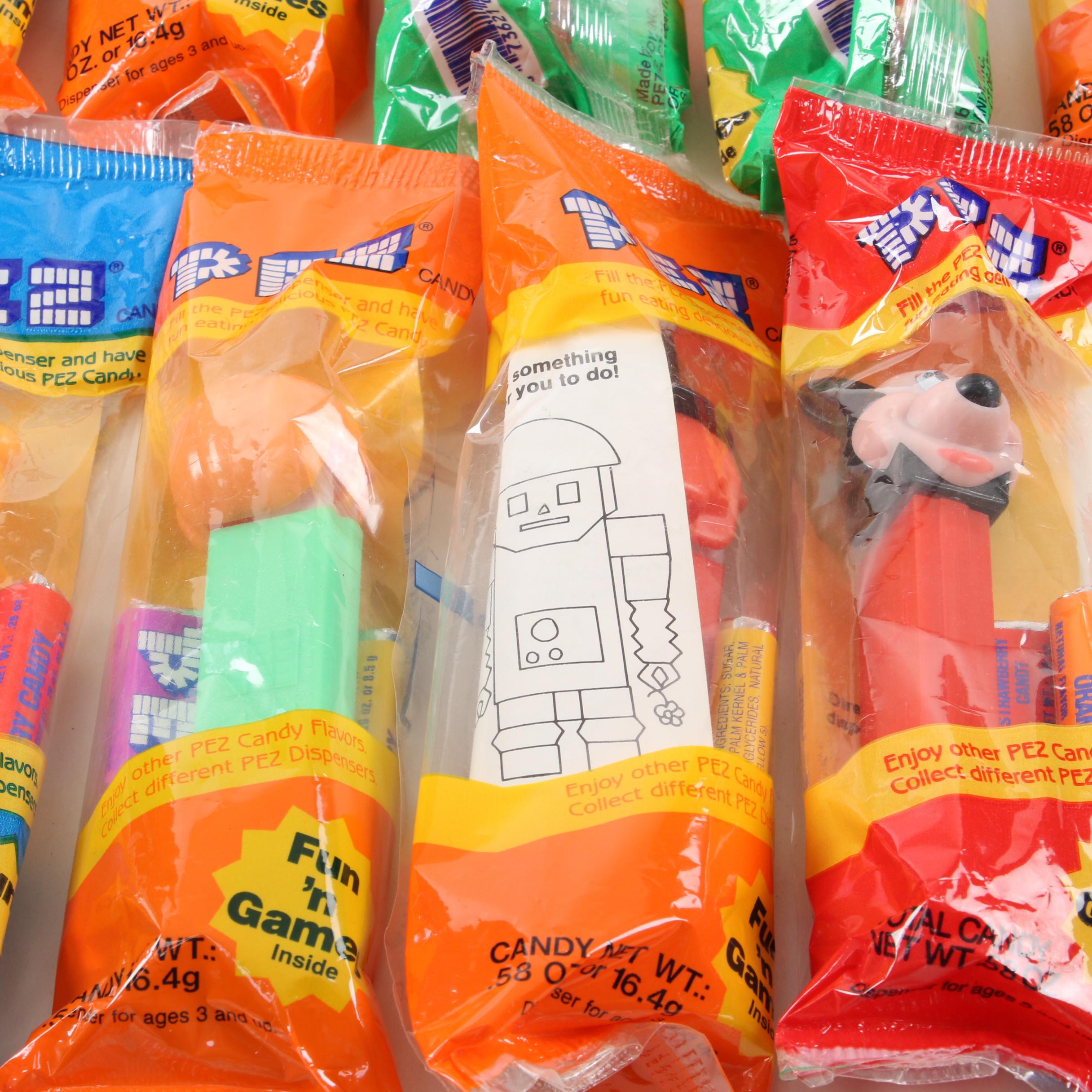 Pez Dispensers Including Disney, Halloween, Christmas, and Easter, Vintage