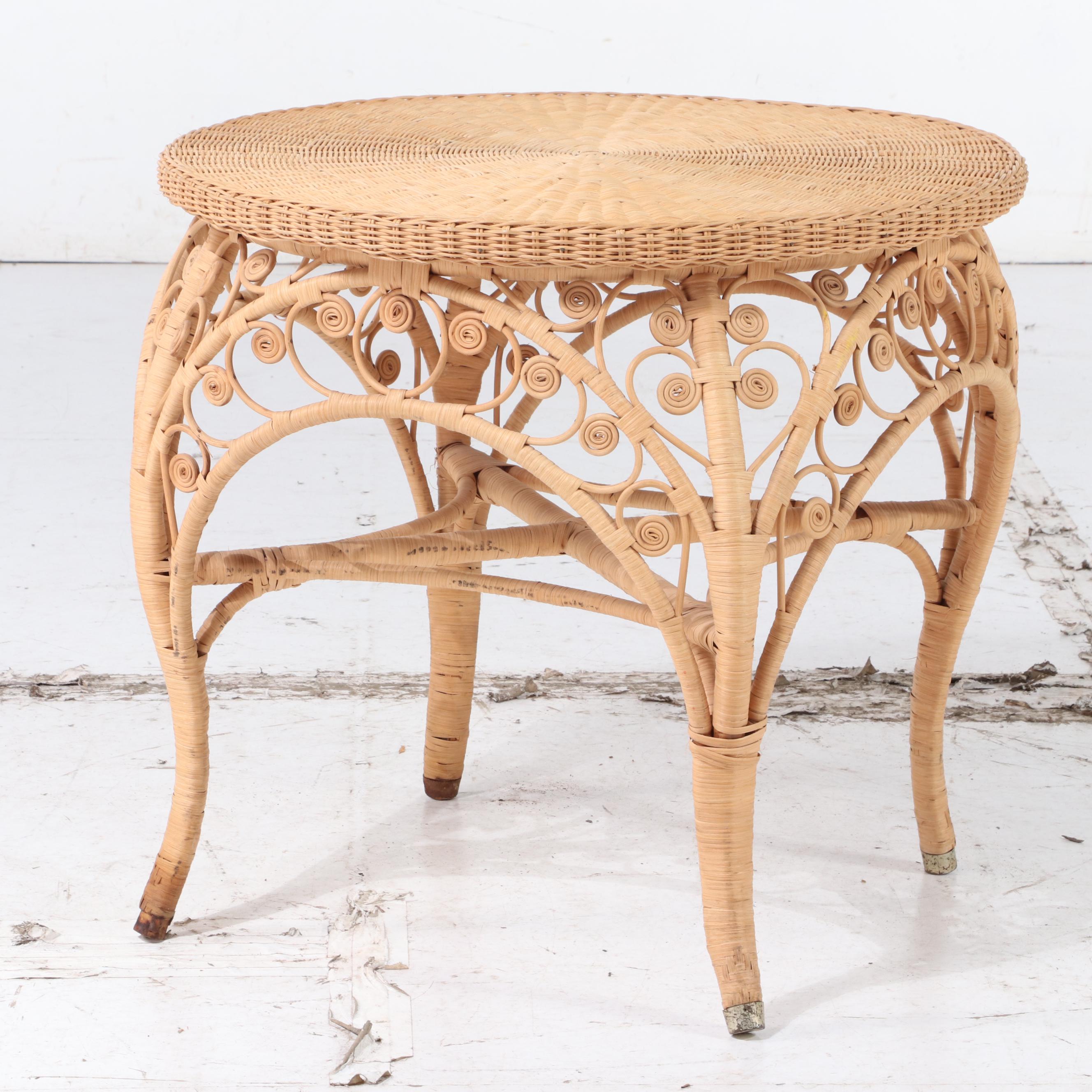 Coiled Wicker Seating, Table, Chests and Accessories