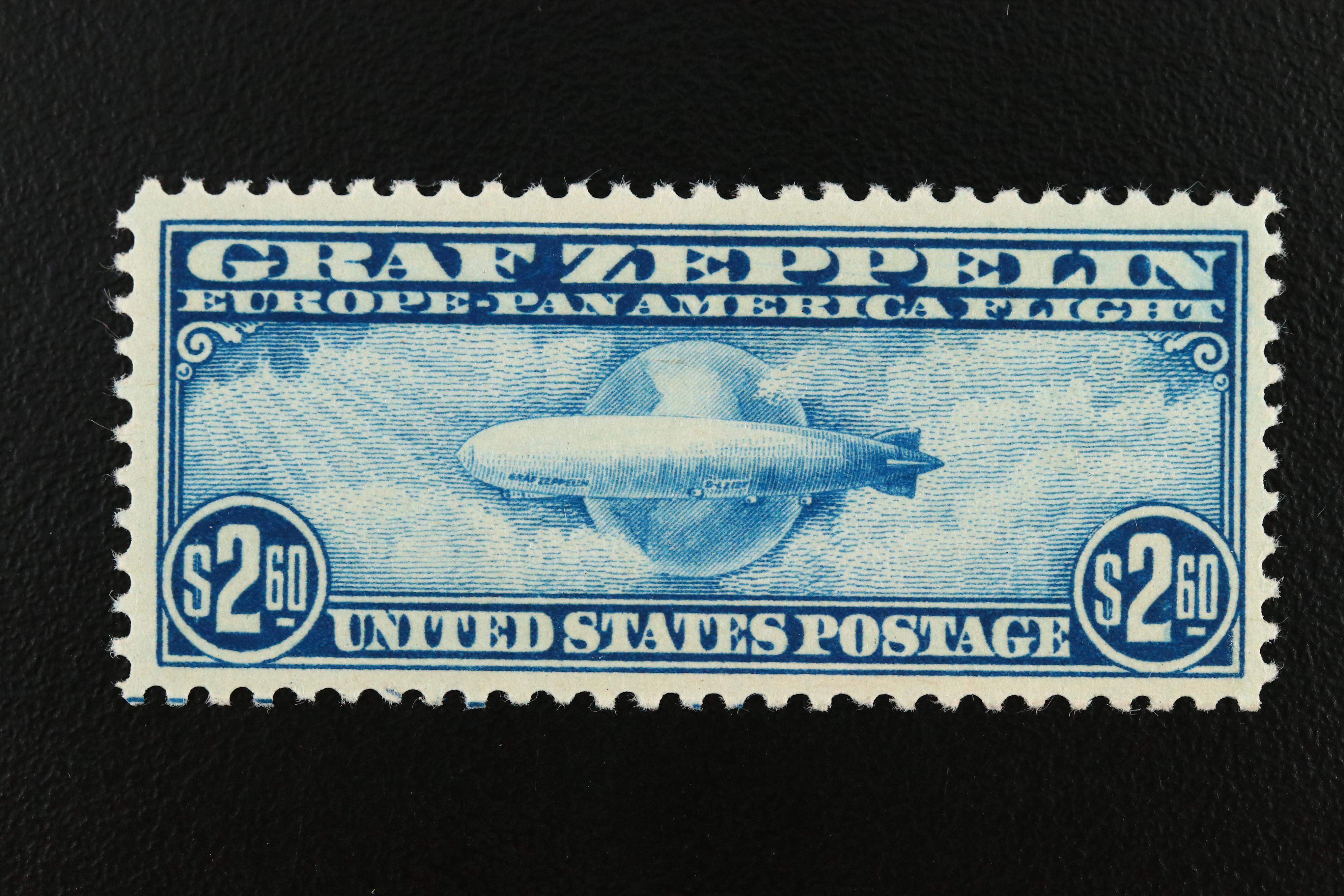 1930 Graf Zeppelin Mint Never Hinged Postage Stamps