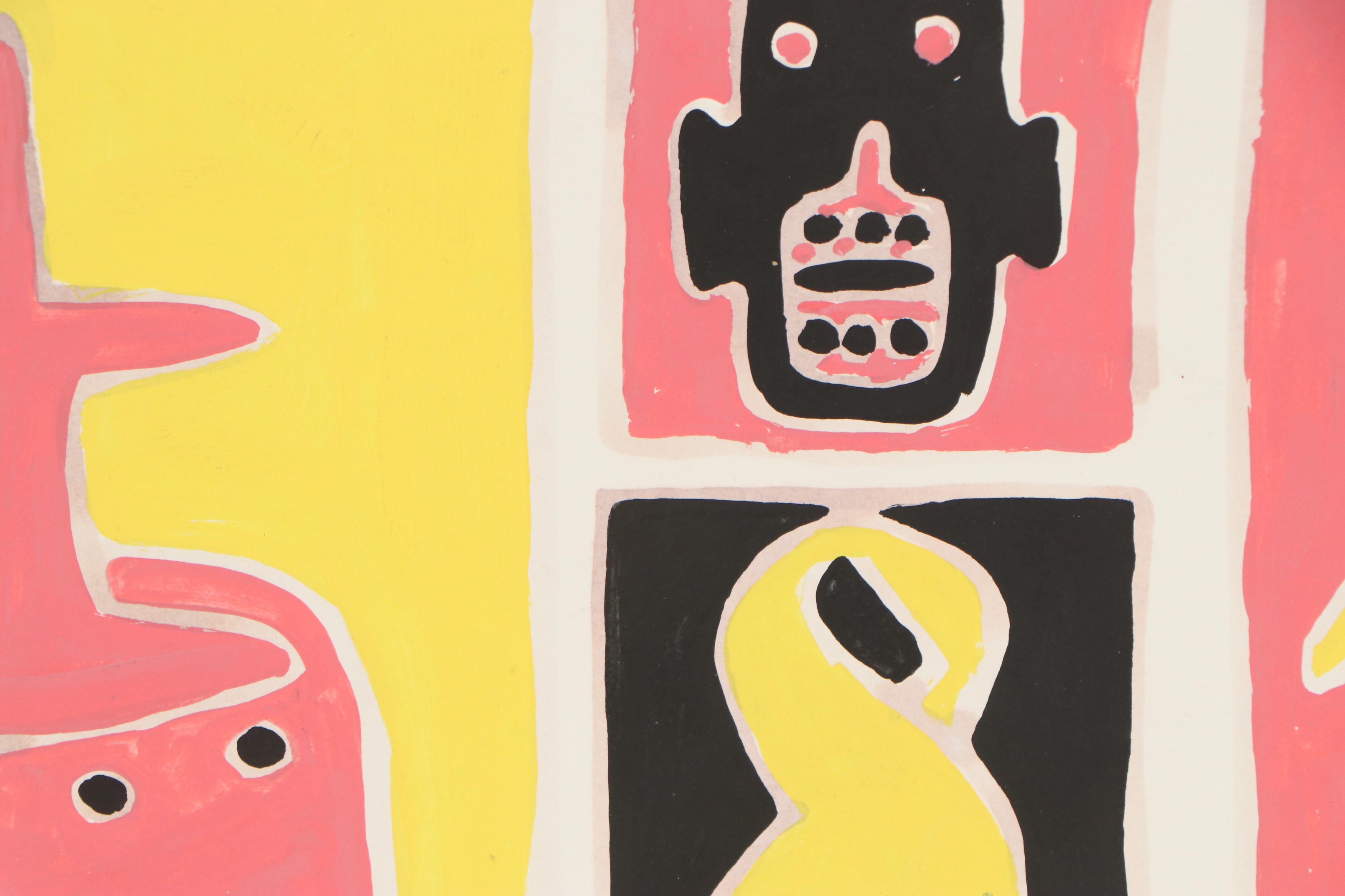 Michael Sweeney Abstract Mixed Media Painting, 21st Century