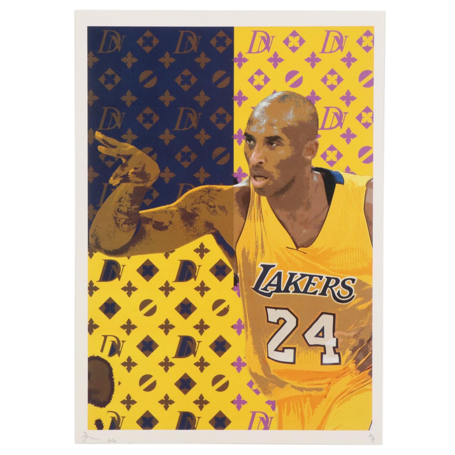 Death NYC Pop Art Graphic Print of Kobe Bryant, 2020