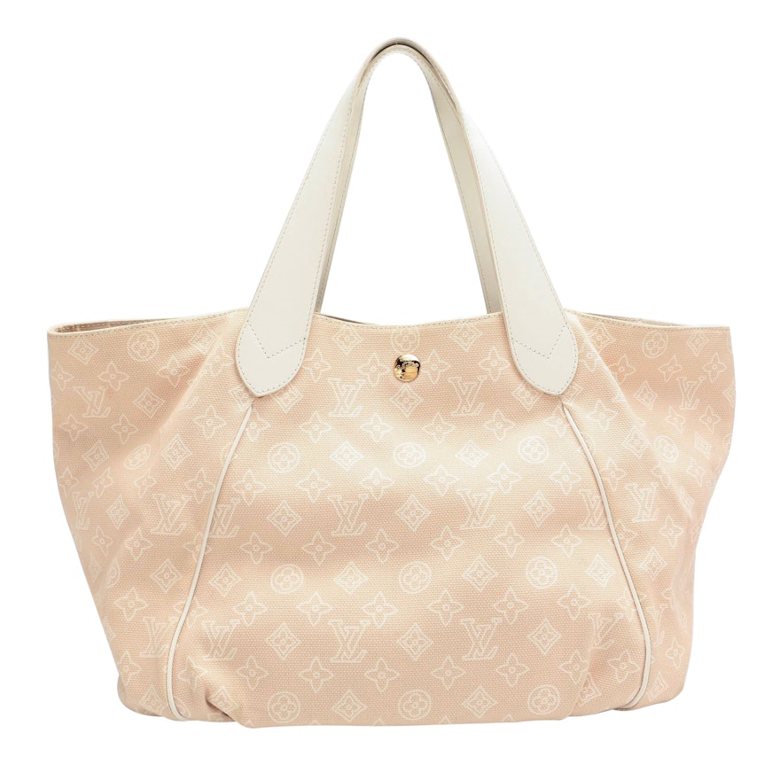 Louis Vuitton Limited Edition Cabas Ipanema PM Bag in Monogram Sable Canvas