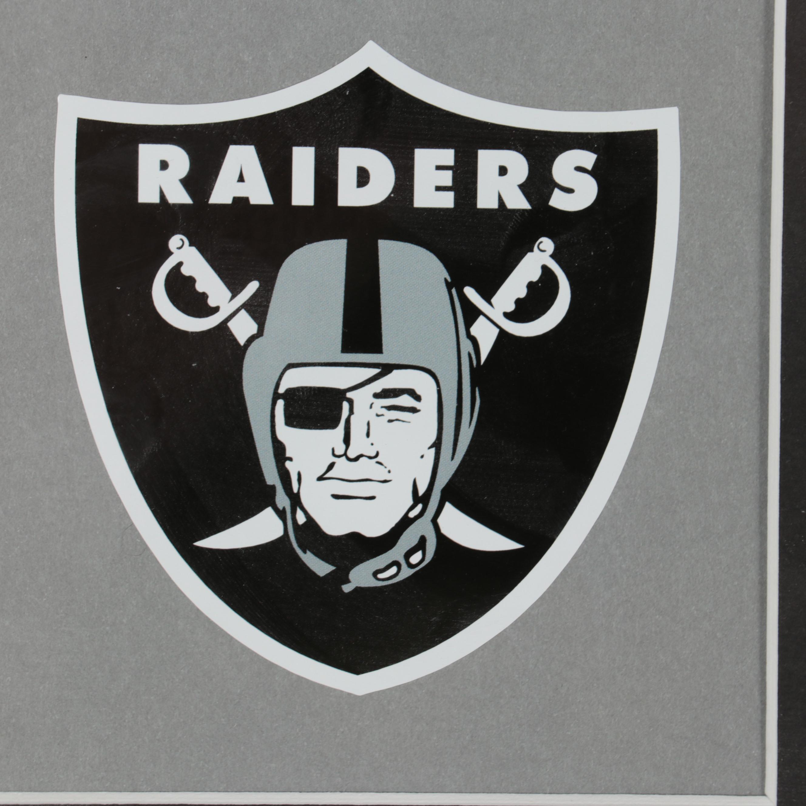 Bo Jackson Signed Oakland Raiders Football Jersey Display, Shadow Box Frame, COA