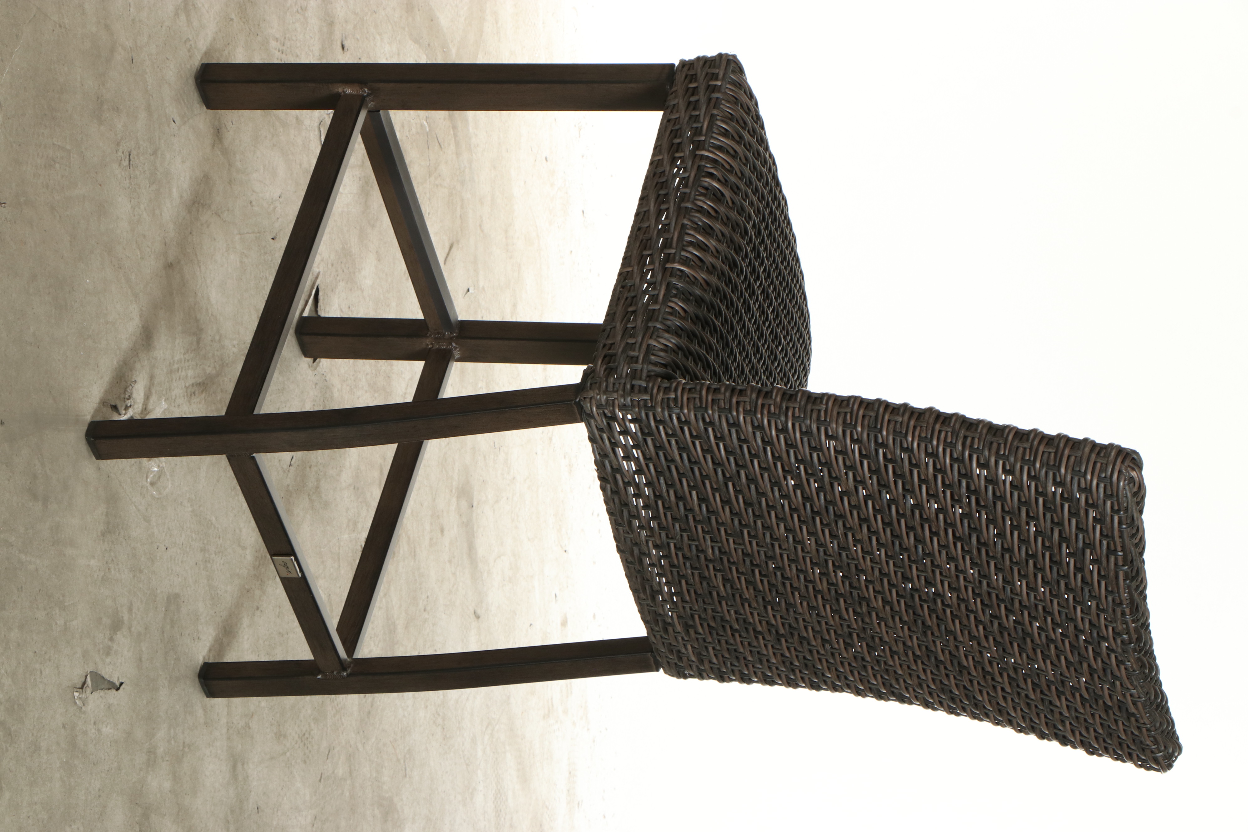 Agio "McKenzy" Resin Wicker Bar-Height Fire Pit Outdoor Dining Set