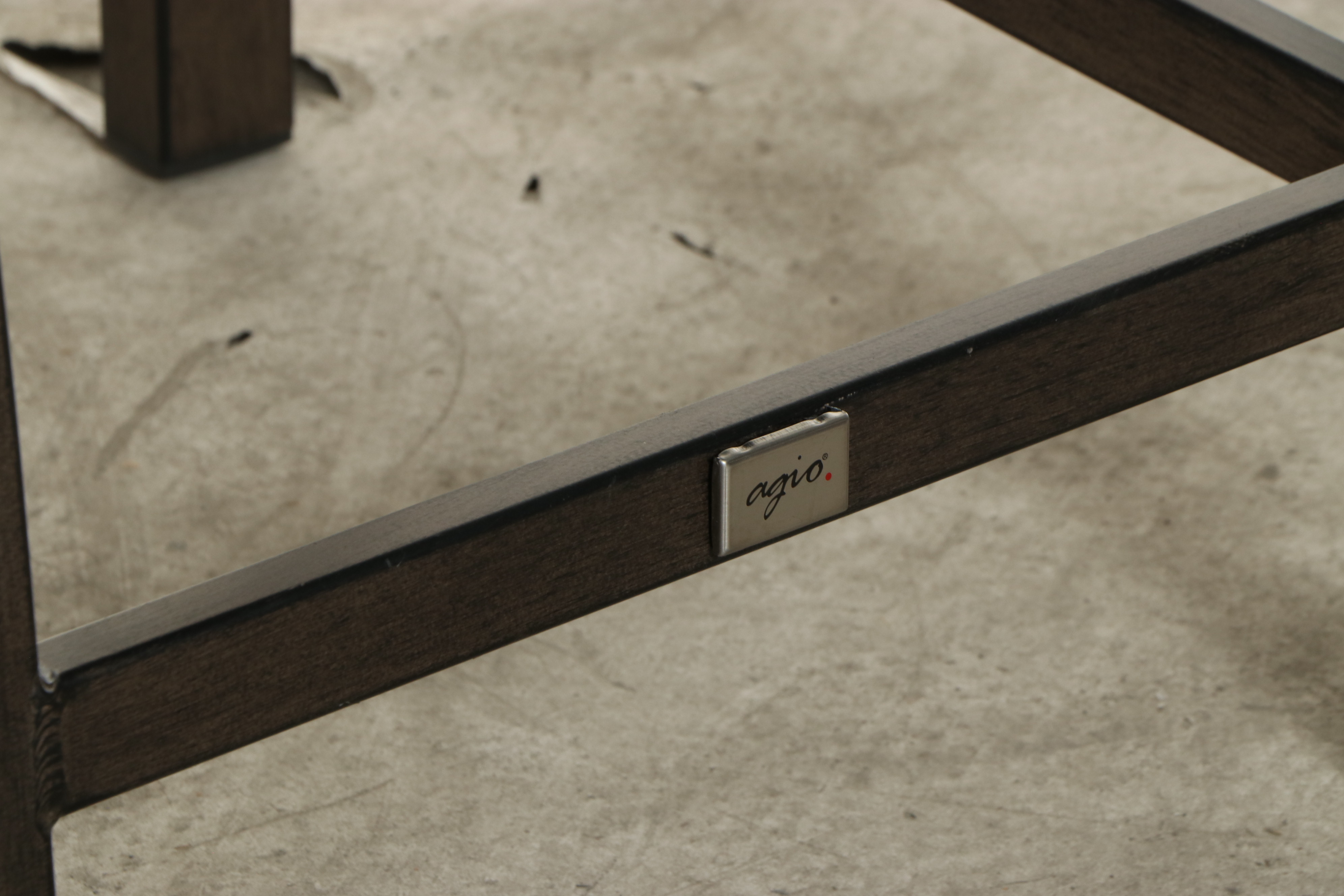 Agio "McKenzy" Resin Wicker Bar-Height Fire Pit Outdoor Dining Set