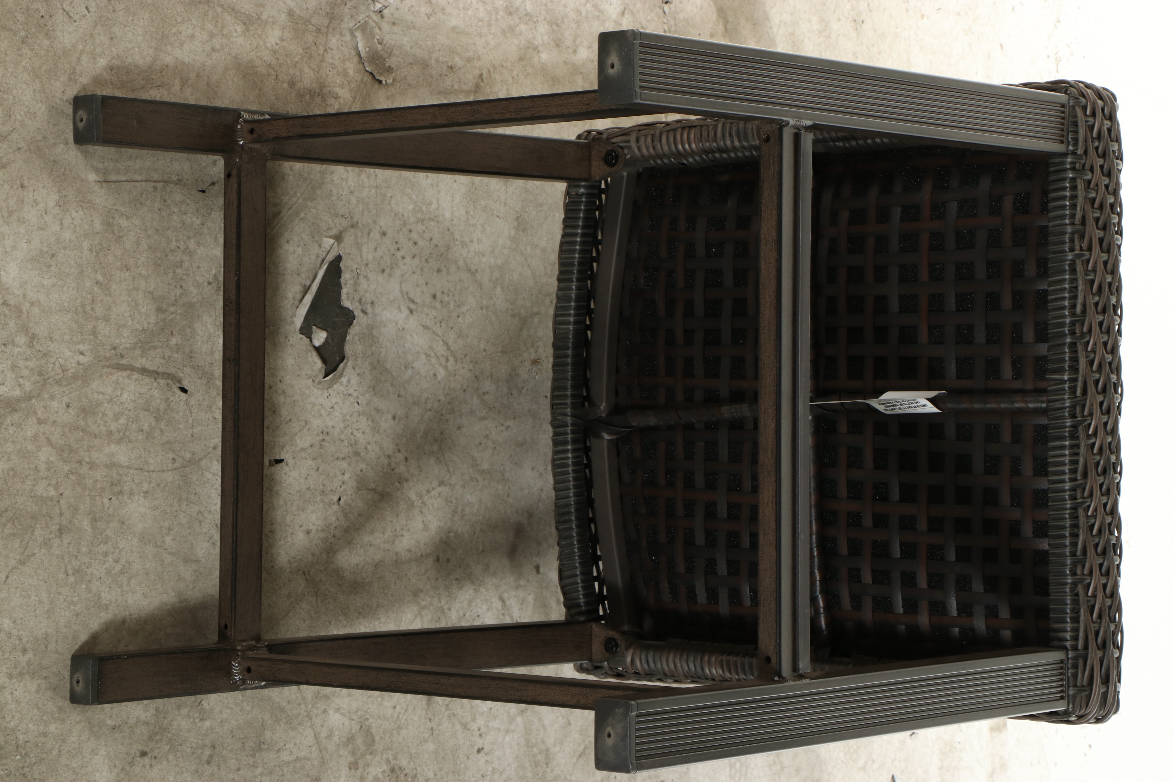 Agio "McKenzy" Resin Wicker Bar-Height Fire Pit Outdoor Dining Set