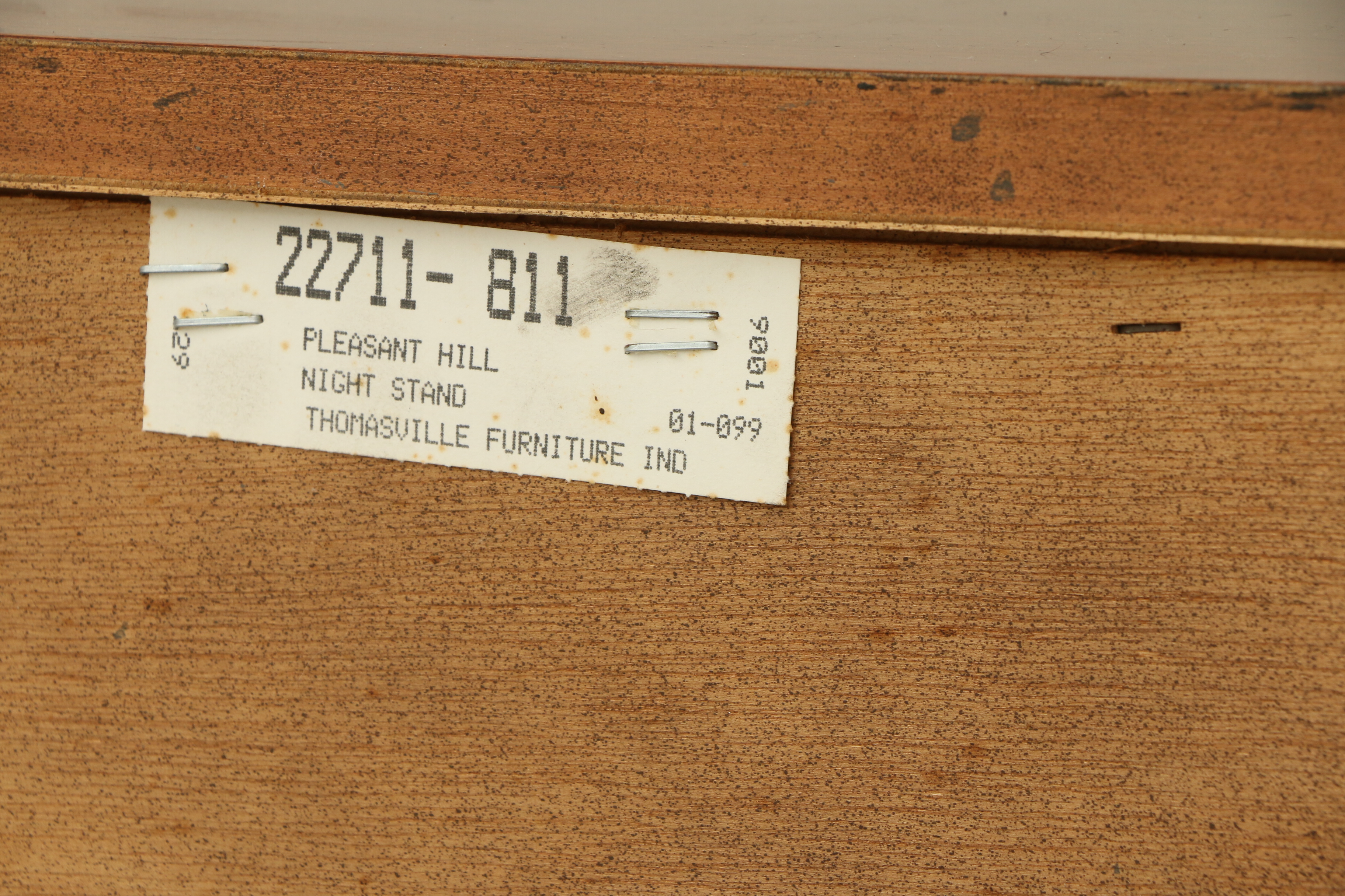 Thomasville "Pleasant Hill" Cherry Three-Drawer Nightstands, Pair