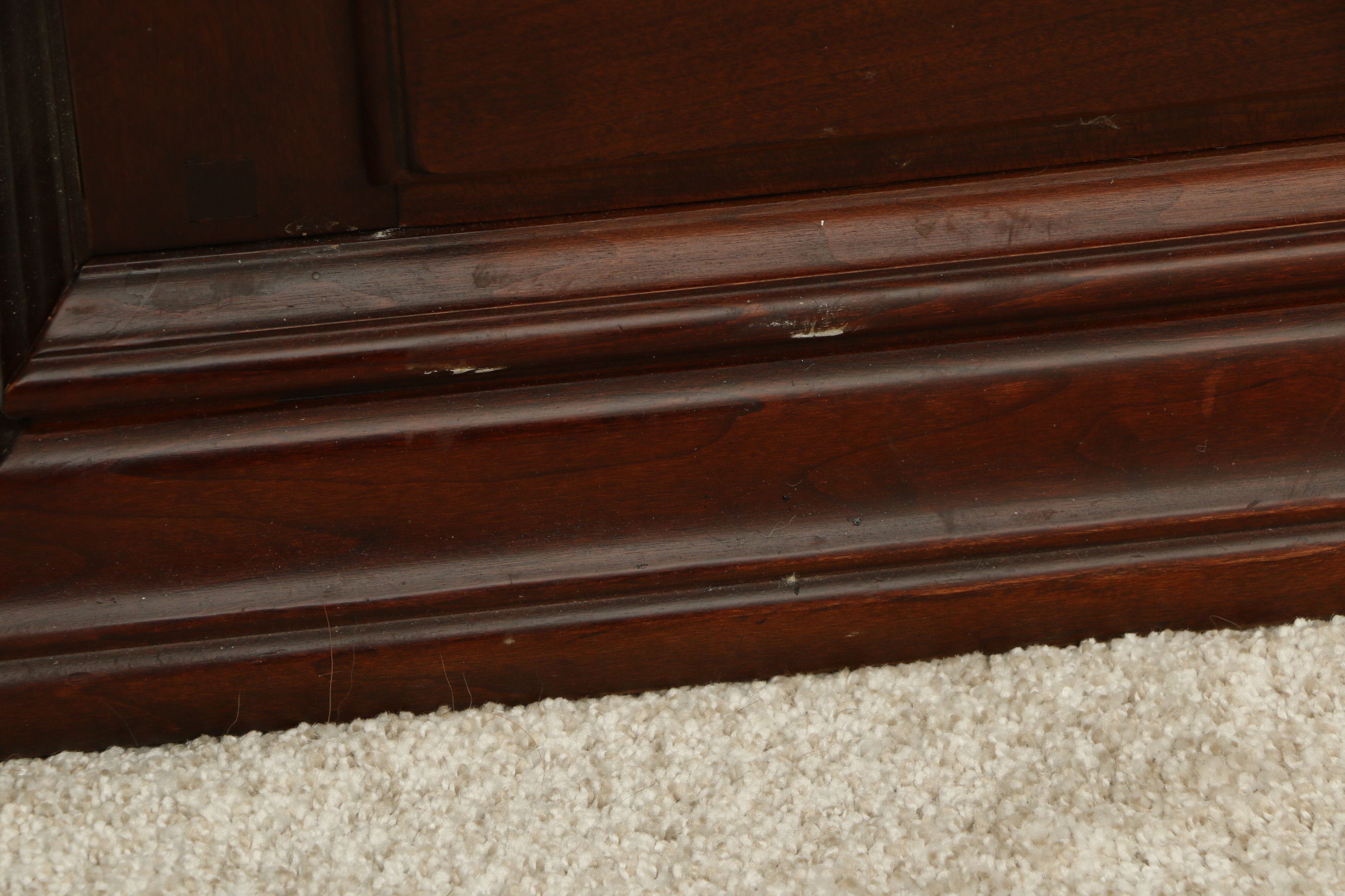 Thomasville "Pleasant Hill" Cherry Three-Drawer Nightstands, Pair