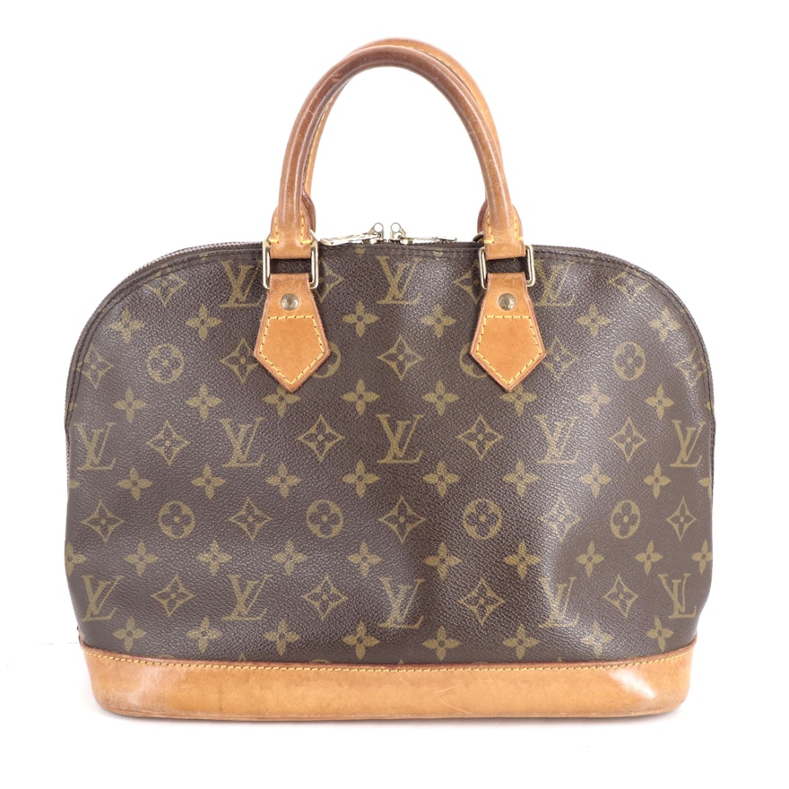 Louis Vuitton Alma PM in Monogram Canvas and Vachetta Leather