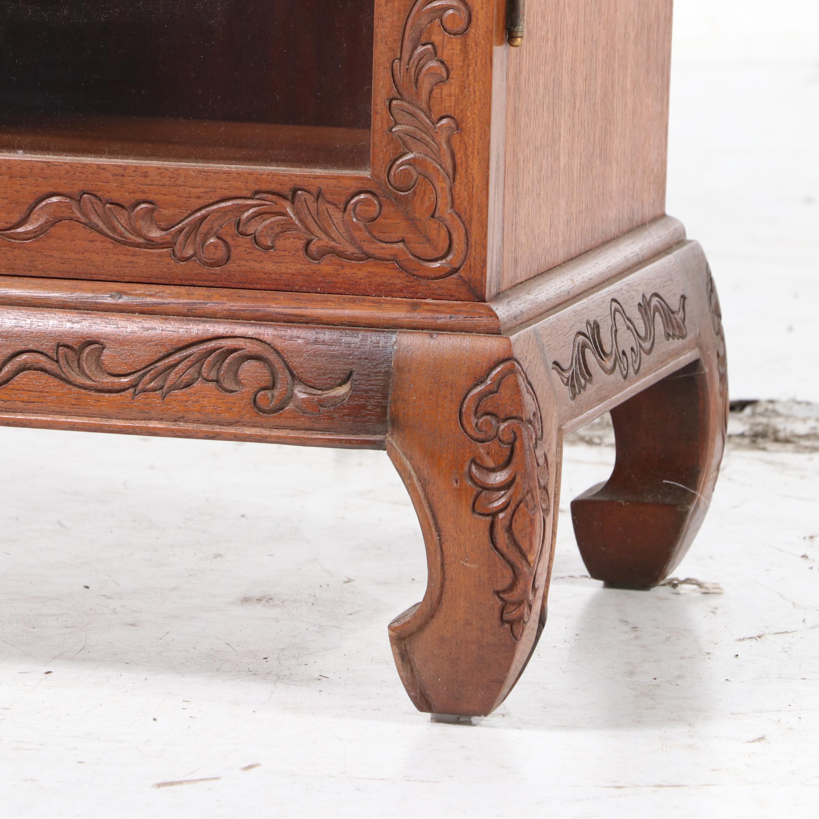 Chinese Hardwood Display Cabinet